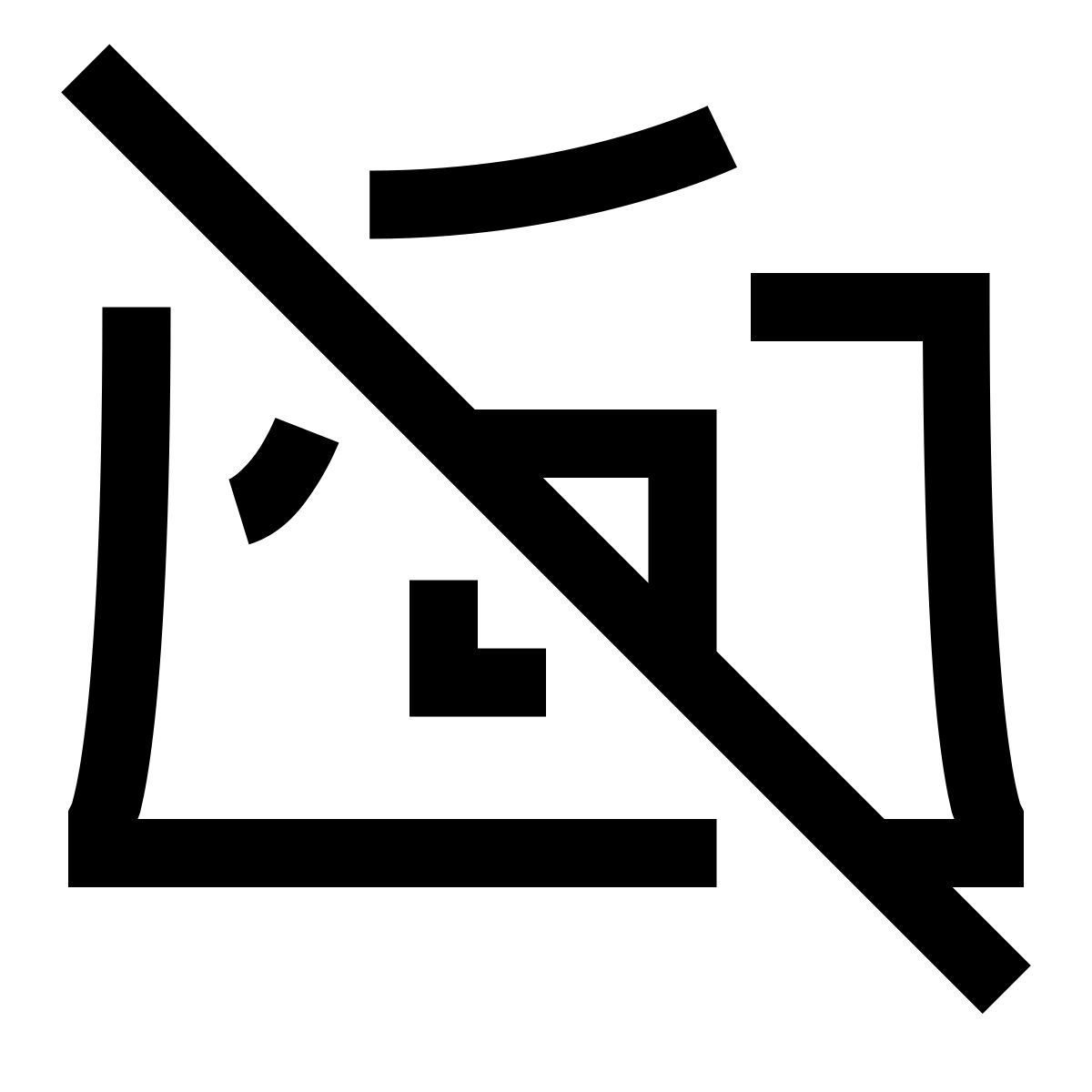 hieroglyphs style no fotocamera icon