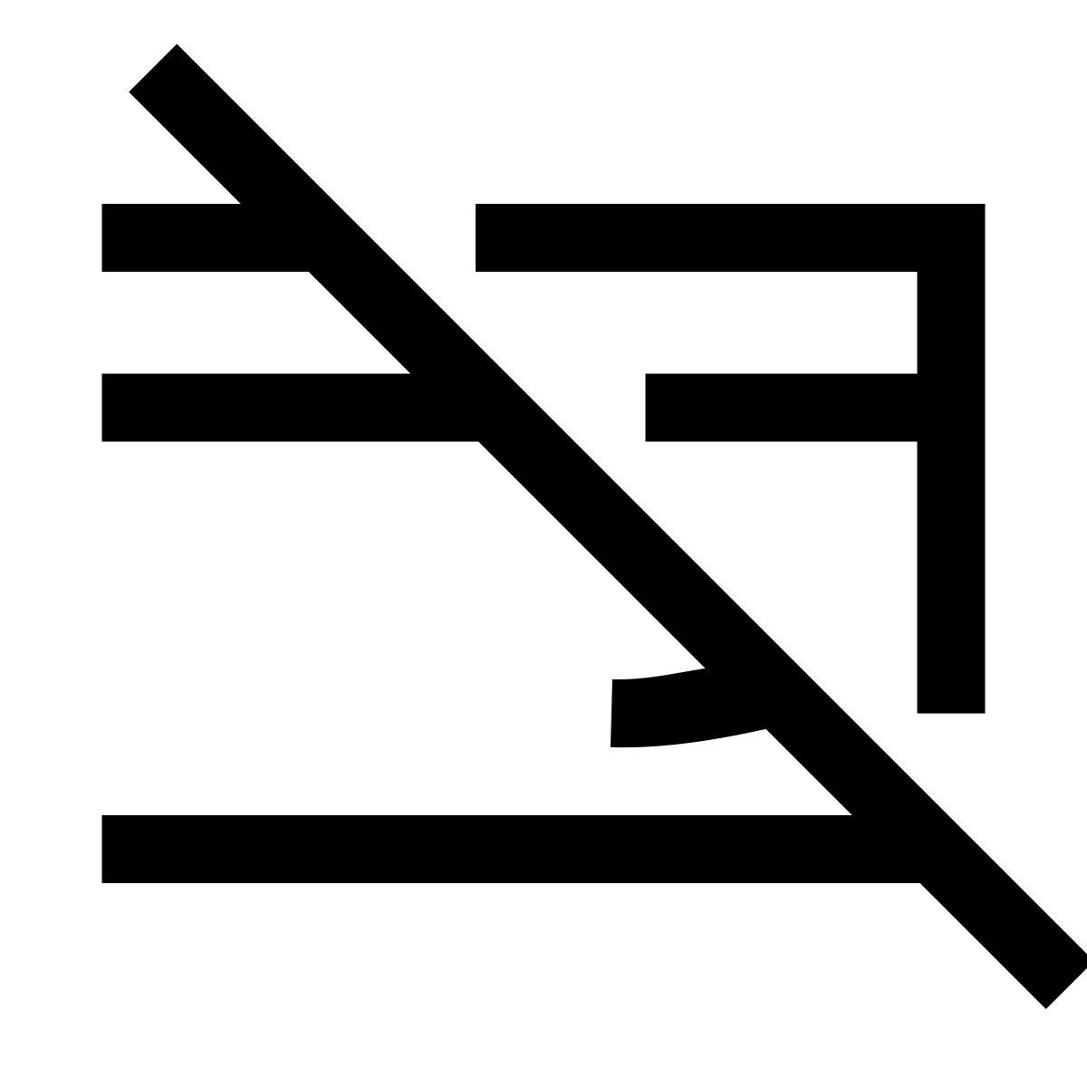 hieroglyphs style no carte di credito icon