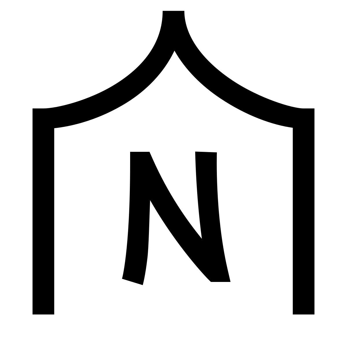 hieroglyphs style север icon
