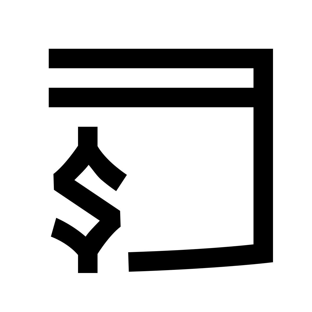 hieroglyphs style online payment icon