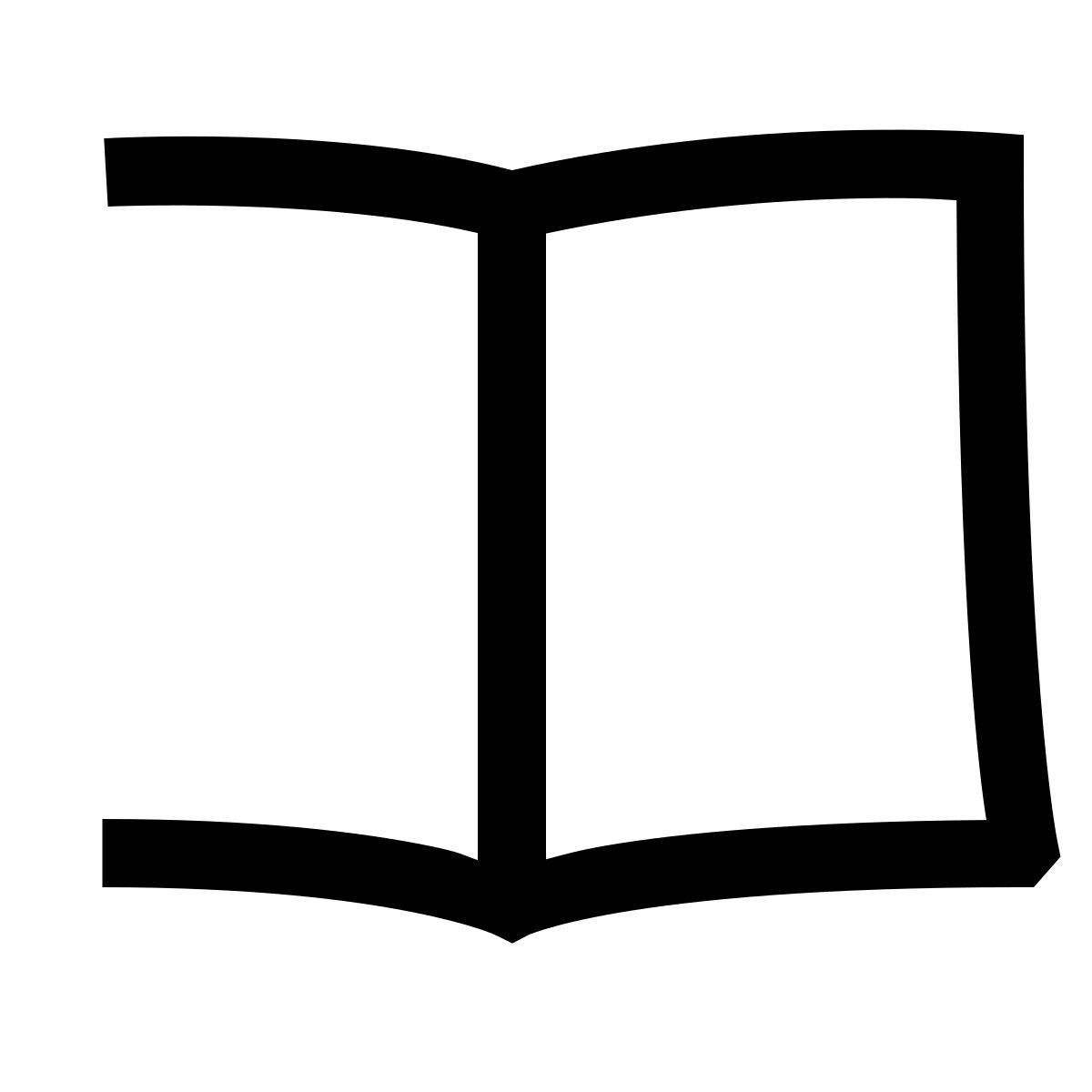 hieroglyphs style open book icon
