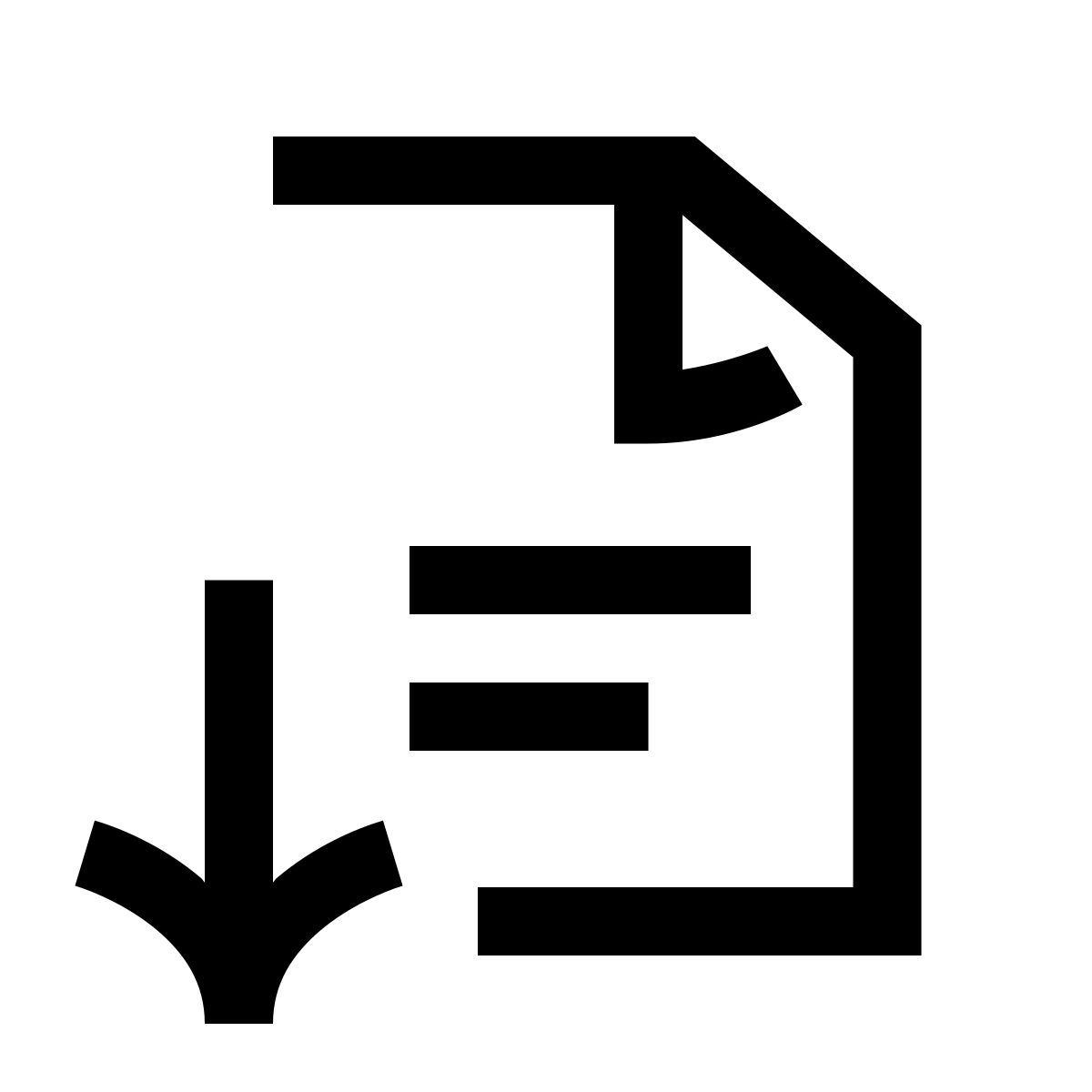 hieroglyphs style open document icon
