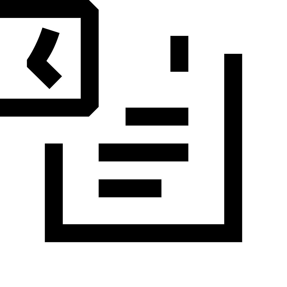 hieroglyphs style horas extras icon