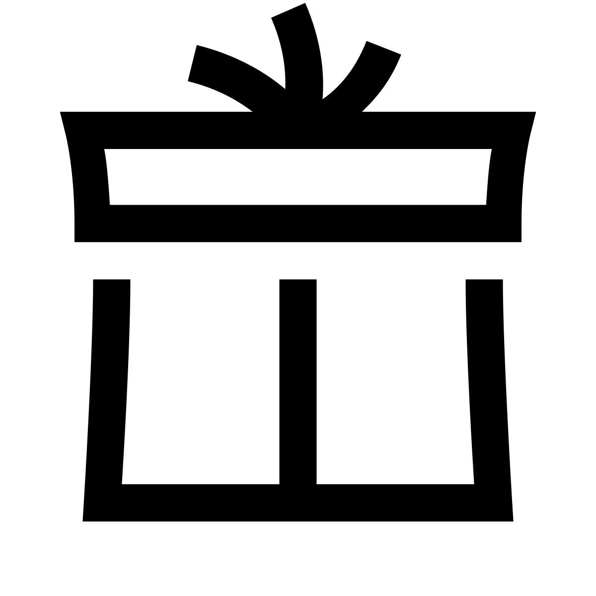 hieroglyphs style gift icon