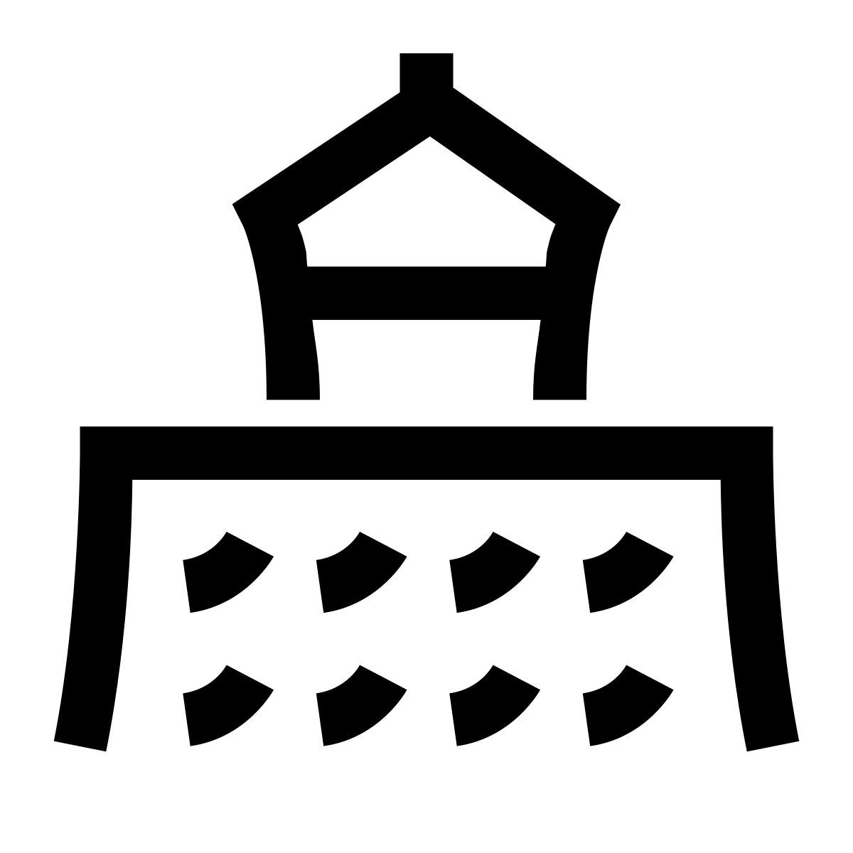 hieroglyphs style parlamento icon