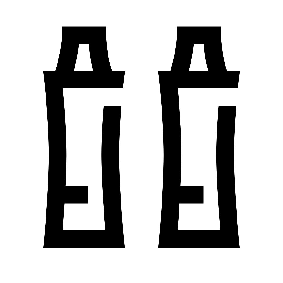 hieroglyphs style pastel icon