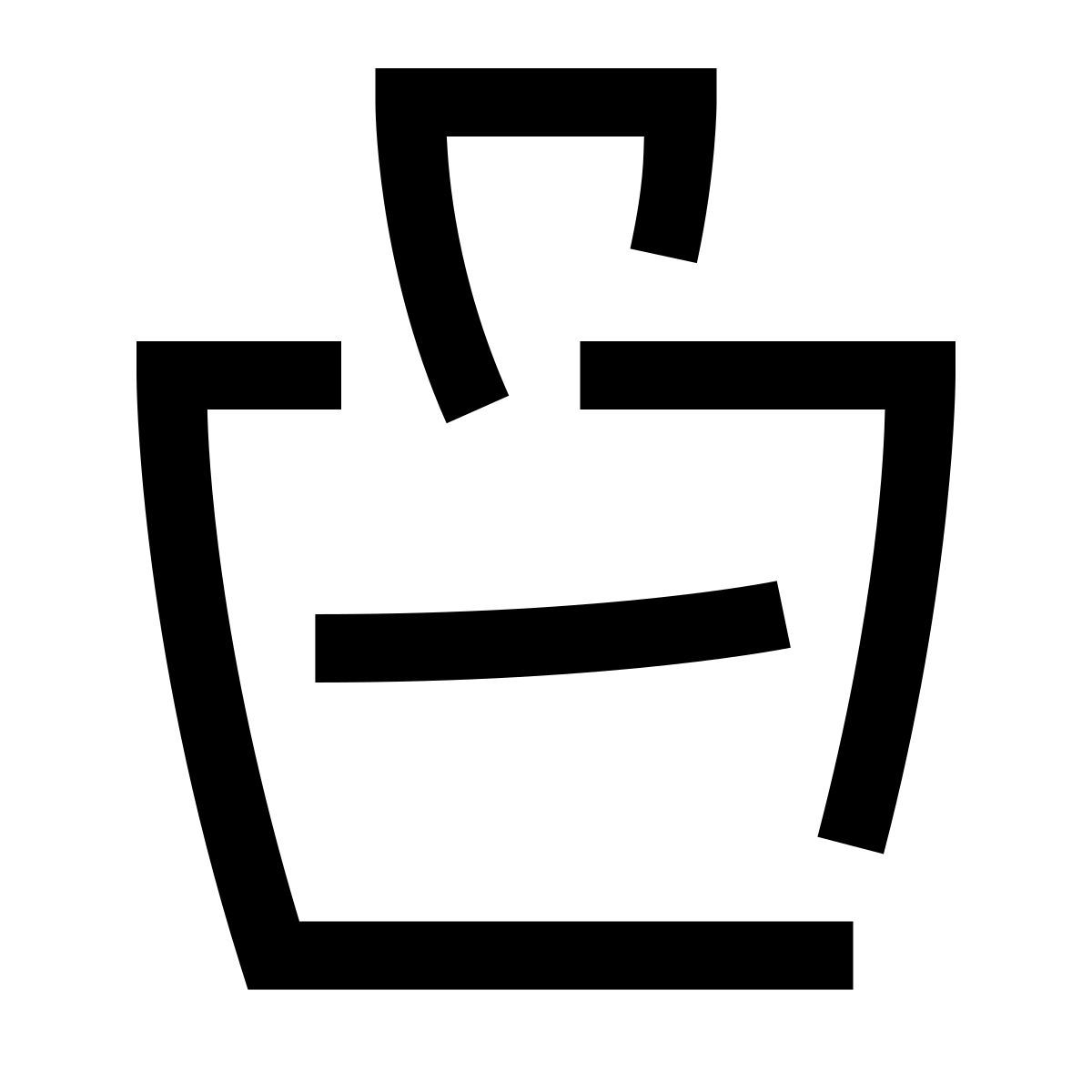 hieroglyphs style parfümflasche icon