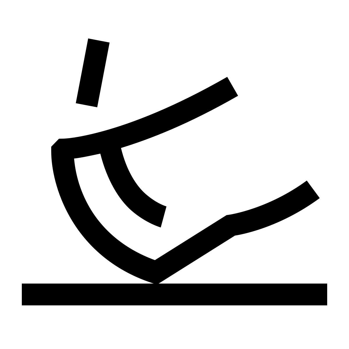 hieroglyphs style pilates icon