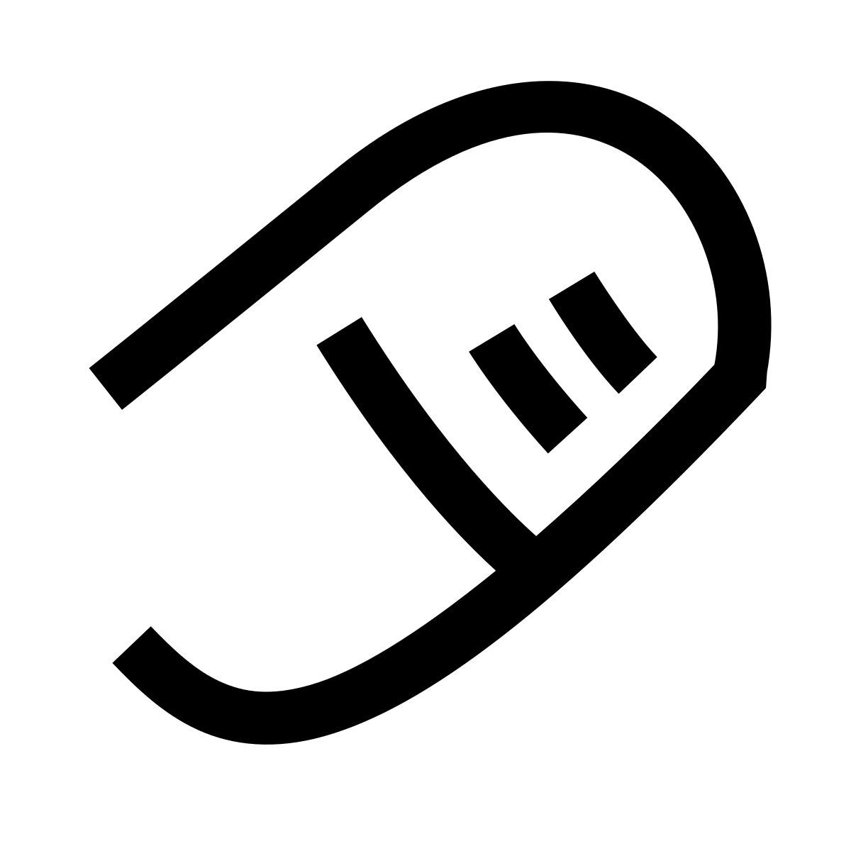 hieroglyphs style 丸 icon