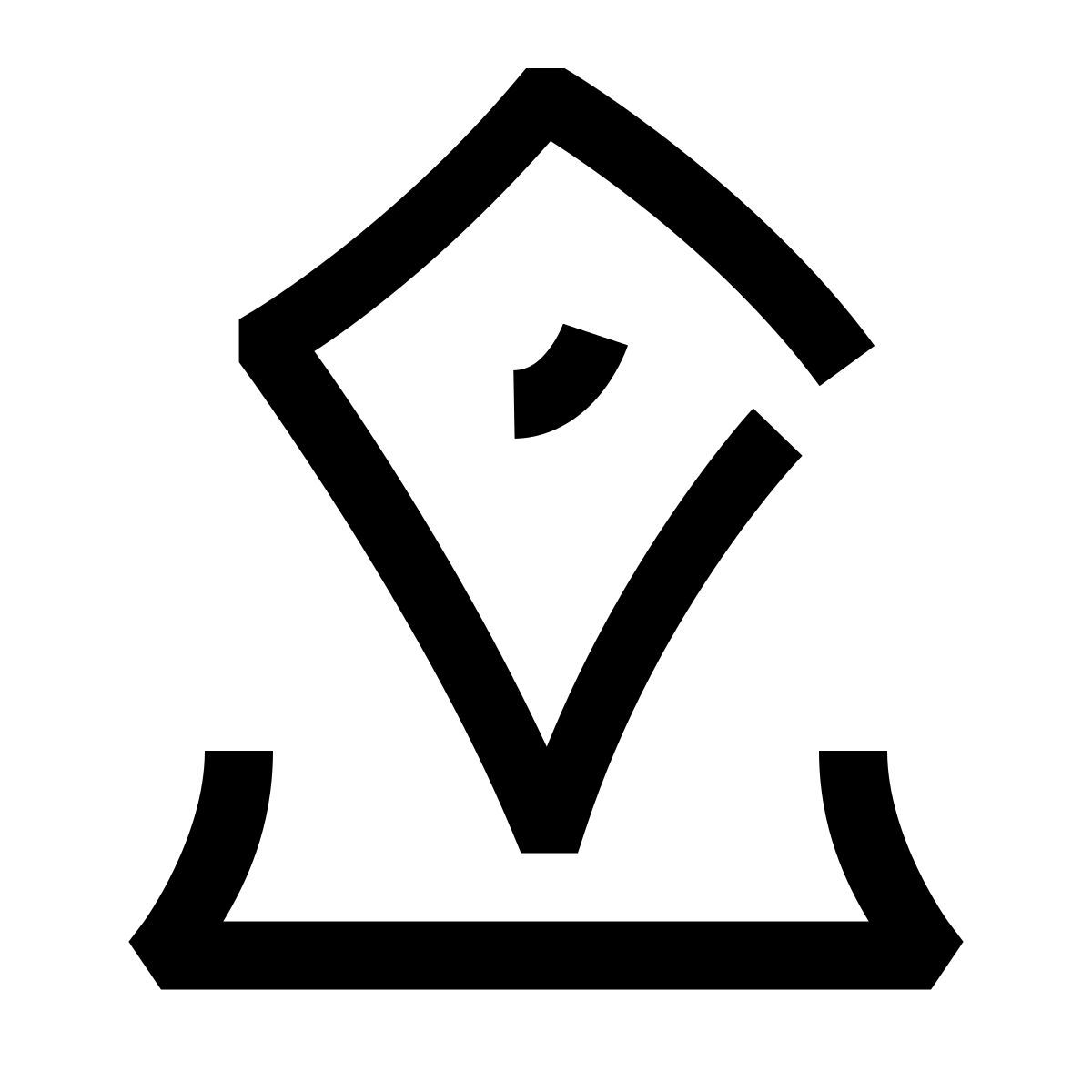 hieroglyphs style geo cerca icon