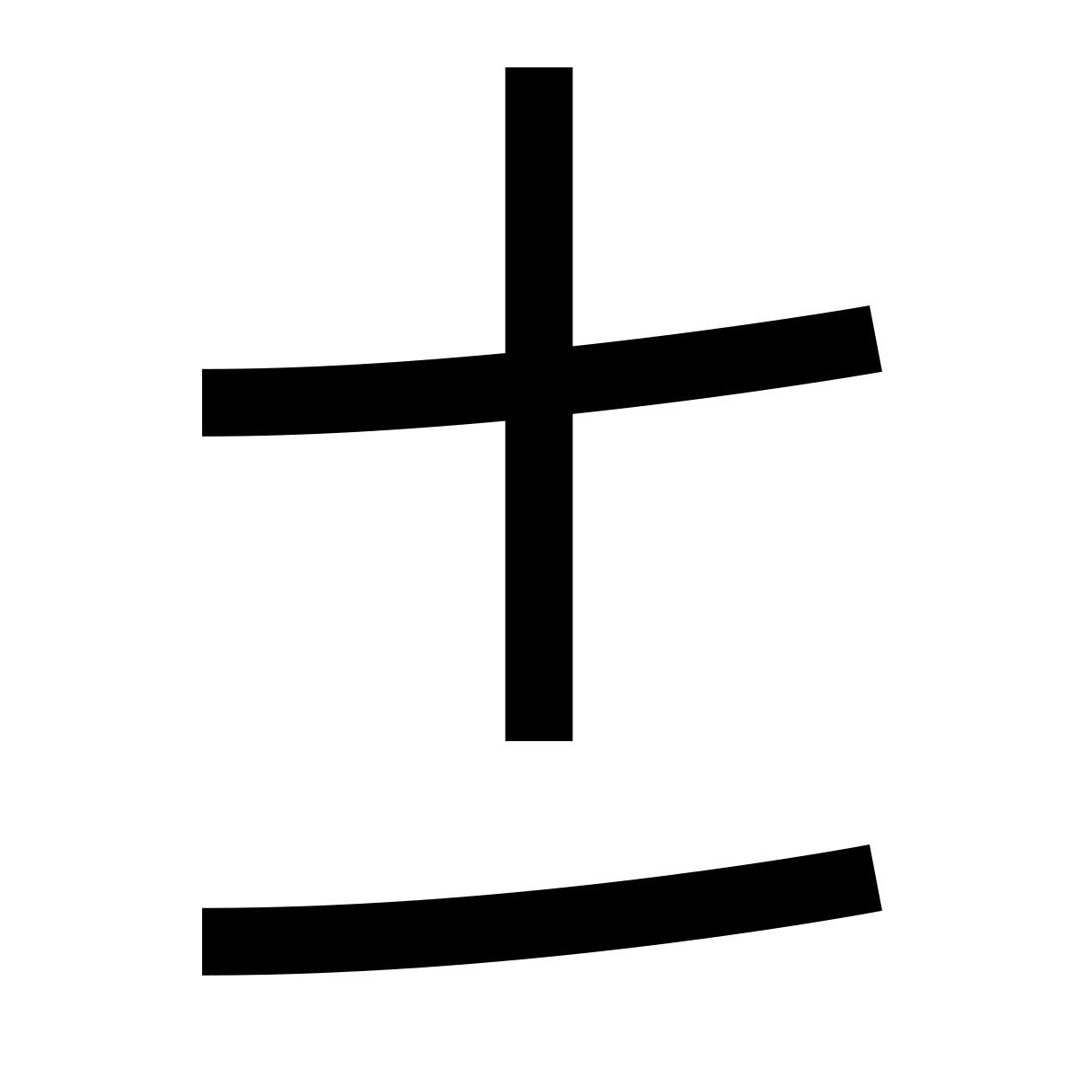 hieroglyphs style plus minus icon