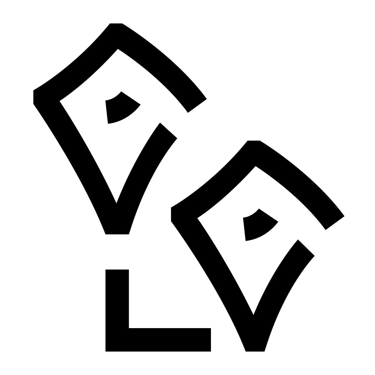hieroglyphs style points d'intérêts icon