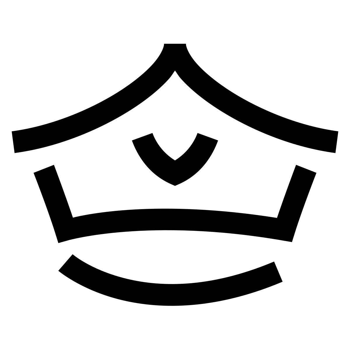 hieroglyphs style police officer icon