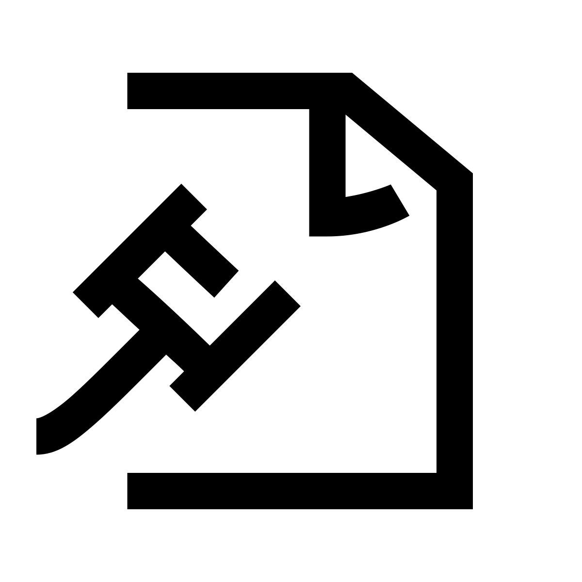 hieroglyphs style 정책 문서 icon