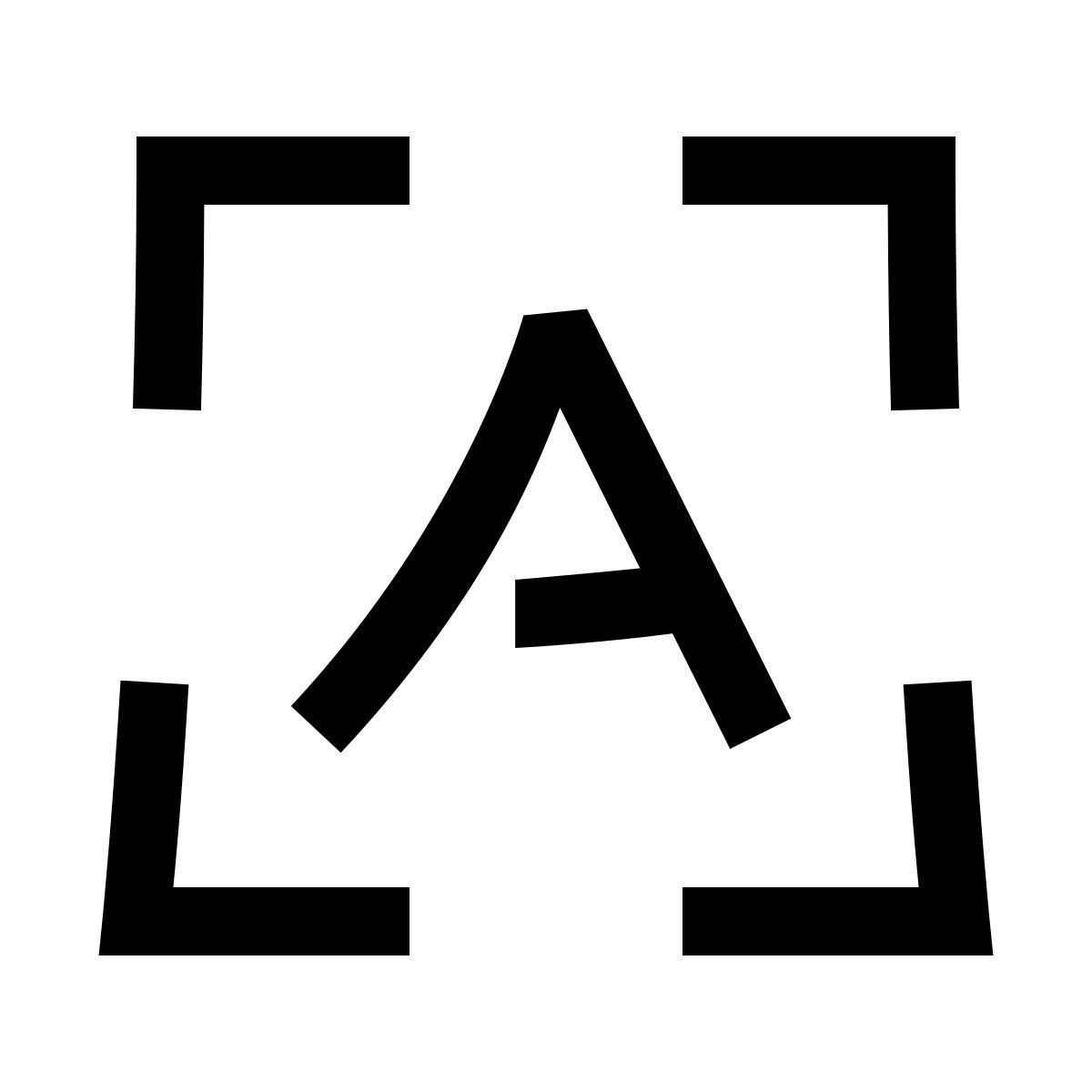 hieroglyphs style ocr stampato icon