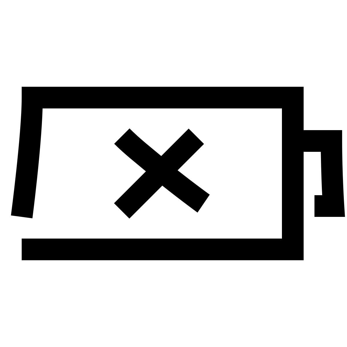 hieroglyphs style バッテリーを外す icon