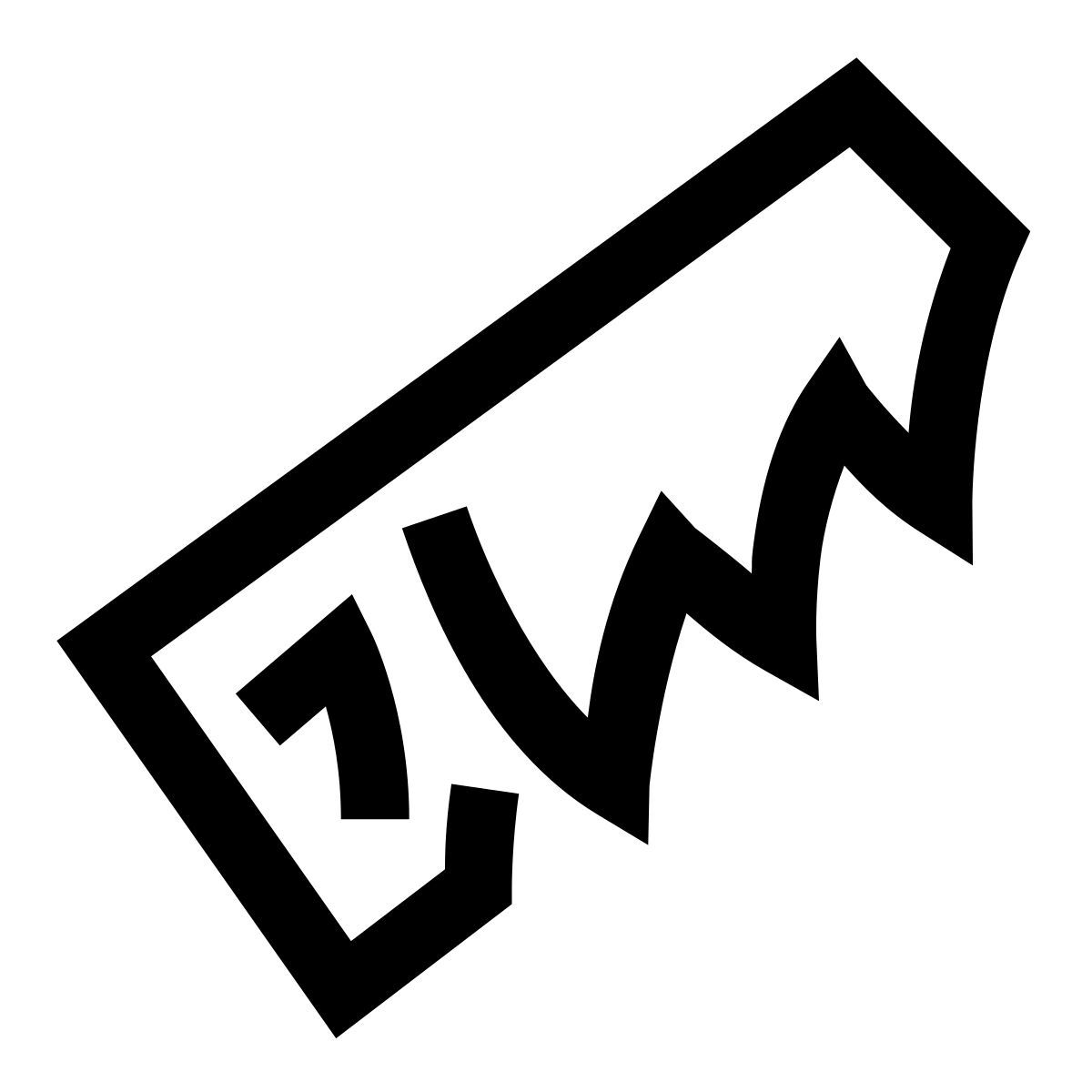 hieroglyphs style 보았다 icon