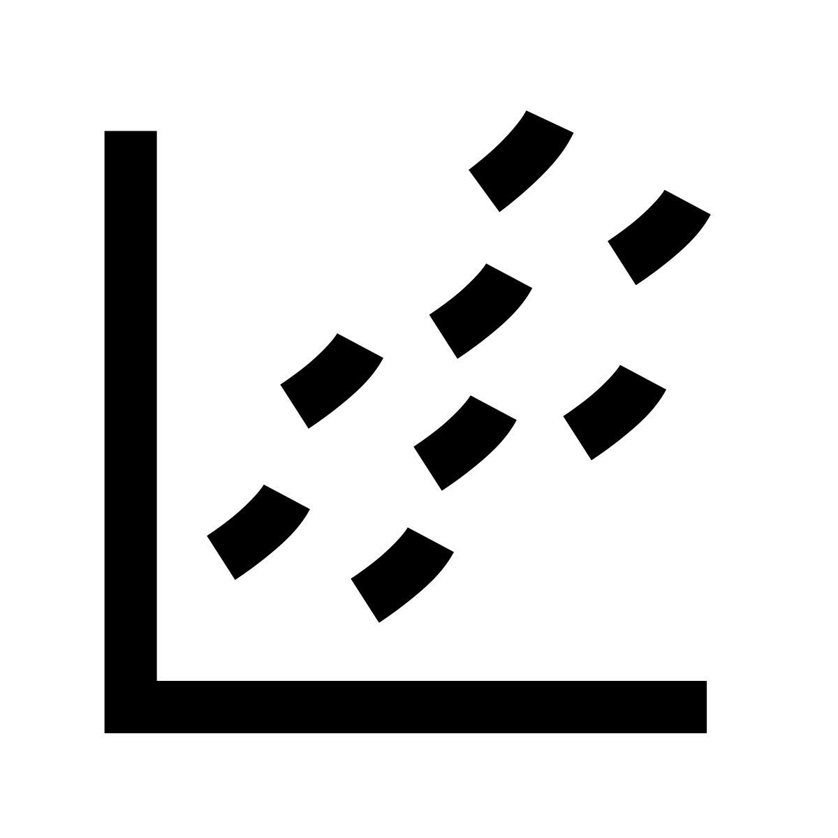 hieroglyphs style streudiagramm icon