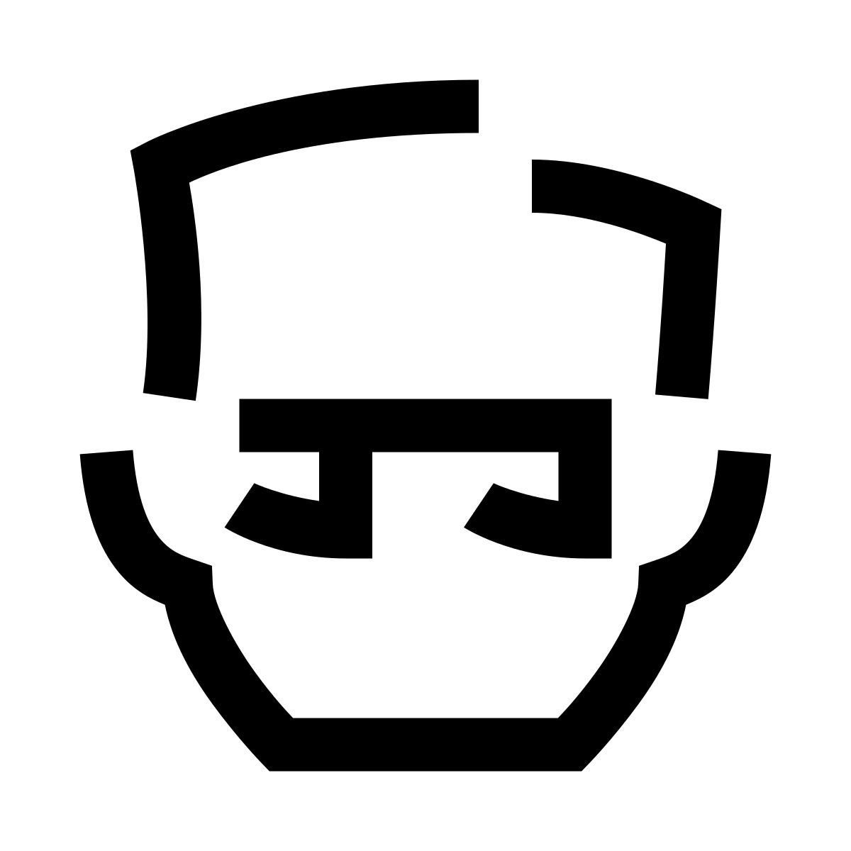 hieroglyphs style mascarado icon
