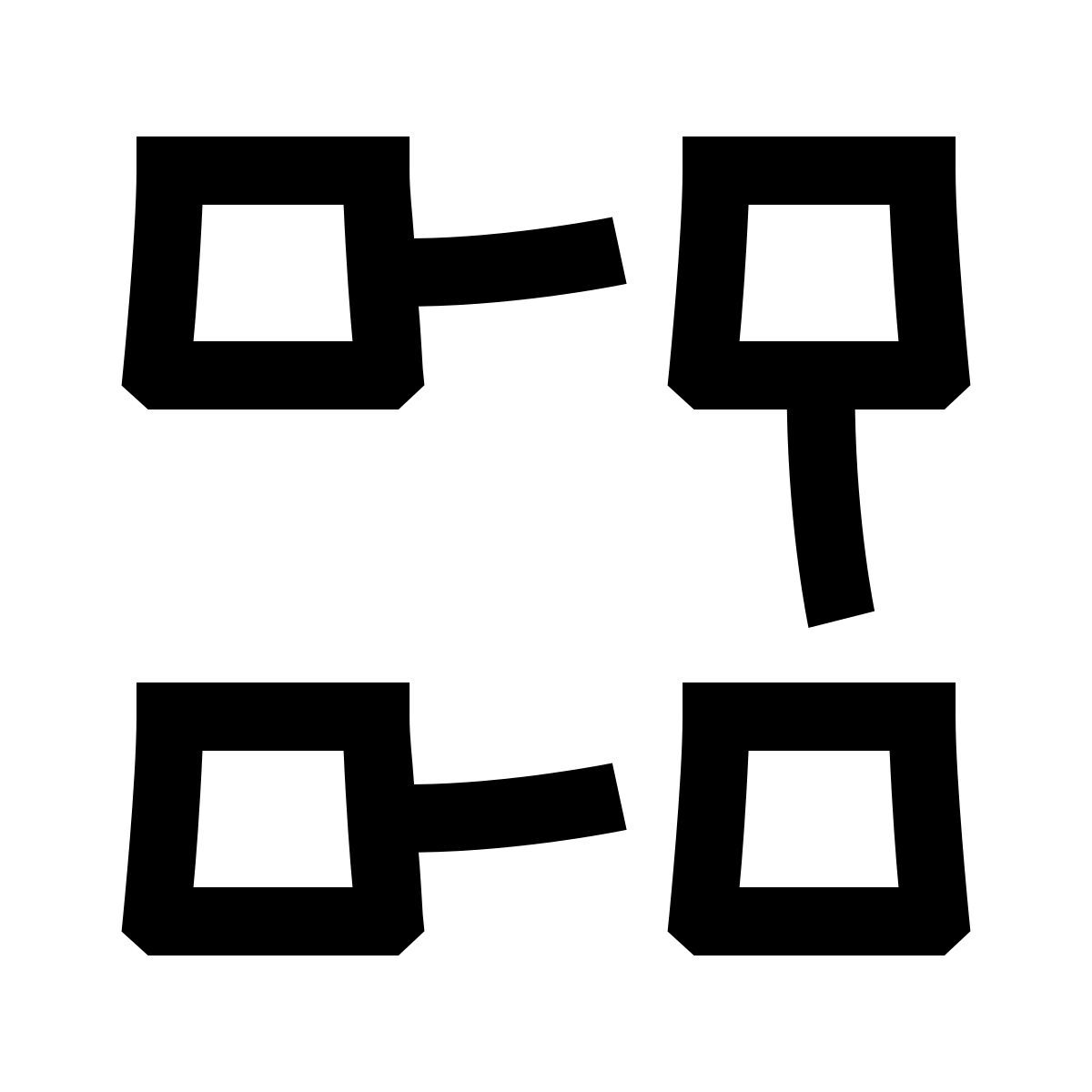hieroglyphs style tâches en série icon