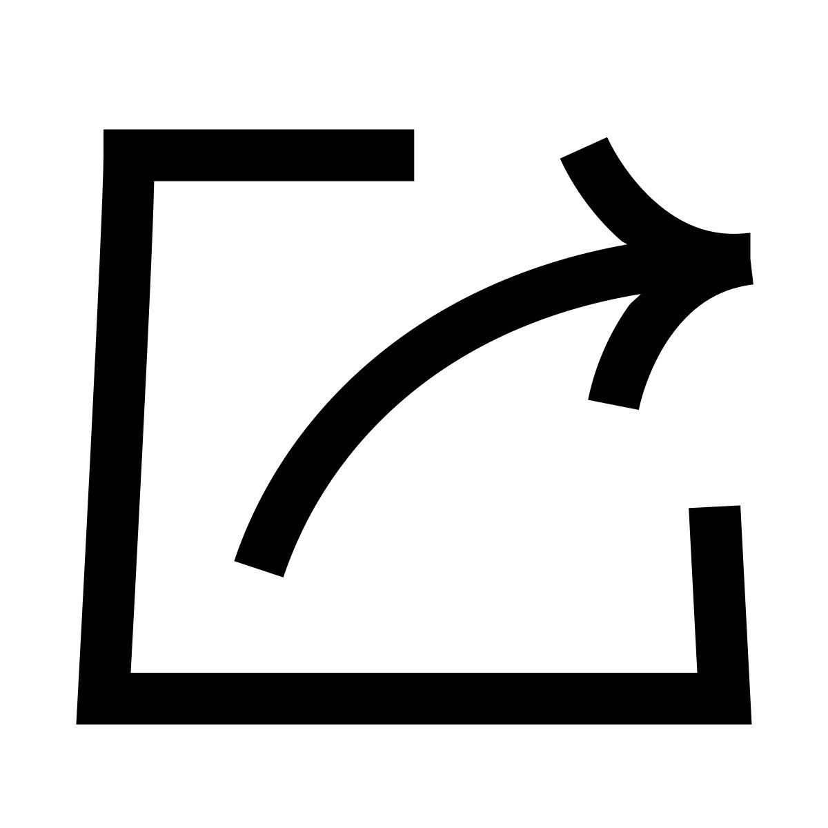 hieroglyphs style share icon