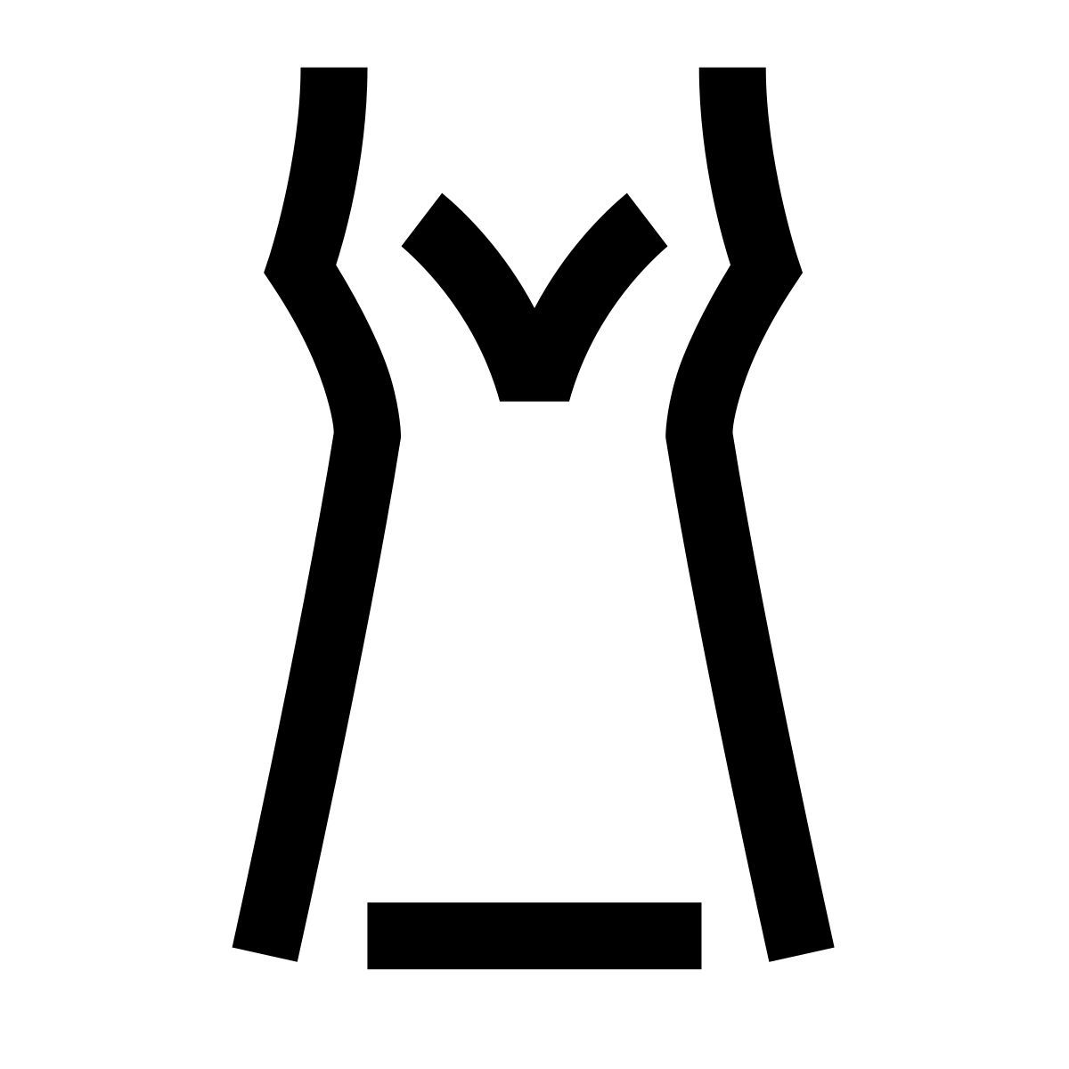 hieroglyphs style 드레스 슬립 icon