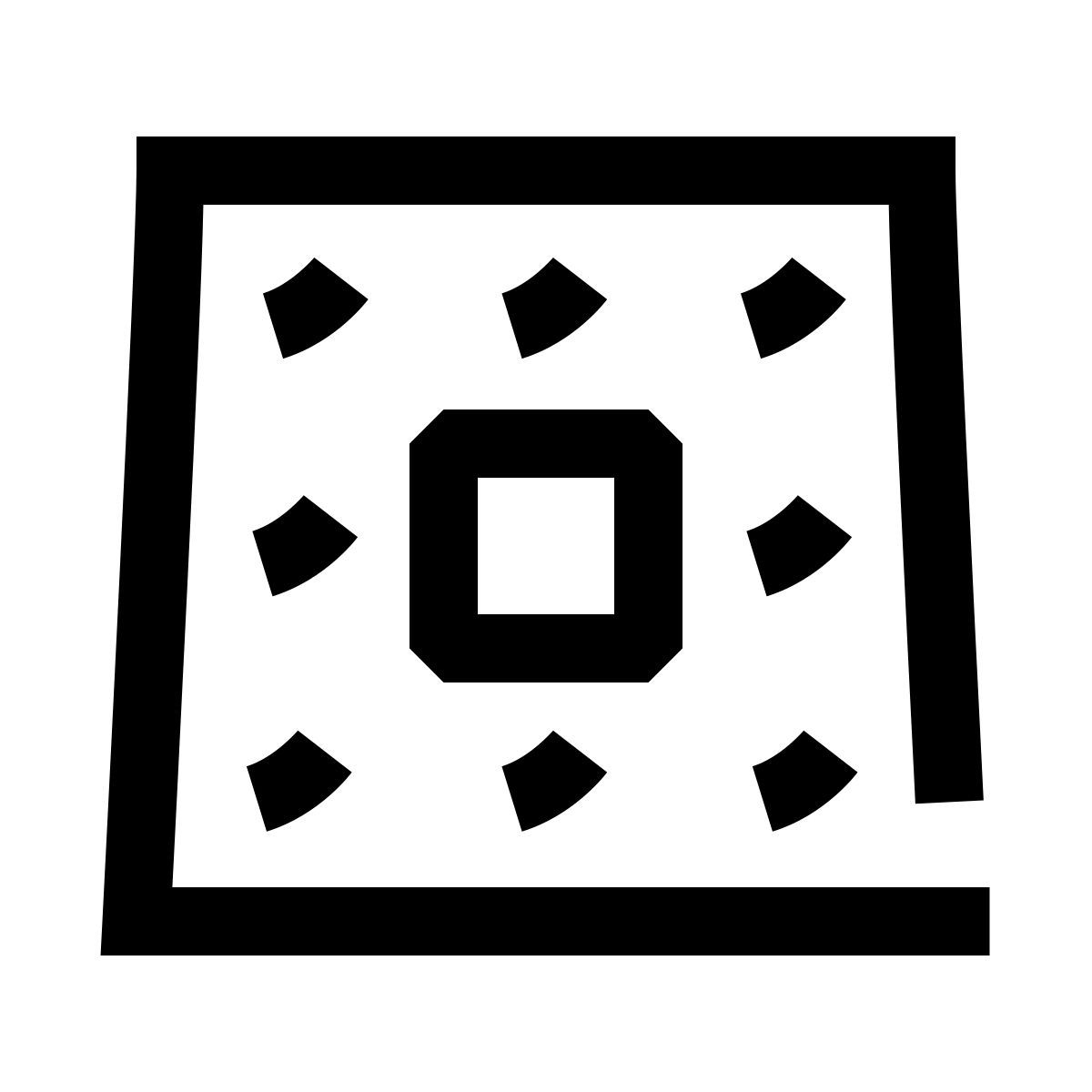 hieroglyphs style cpu de smartphone icon
