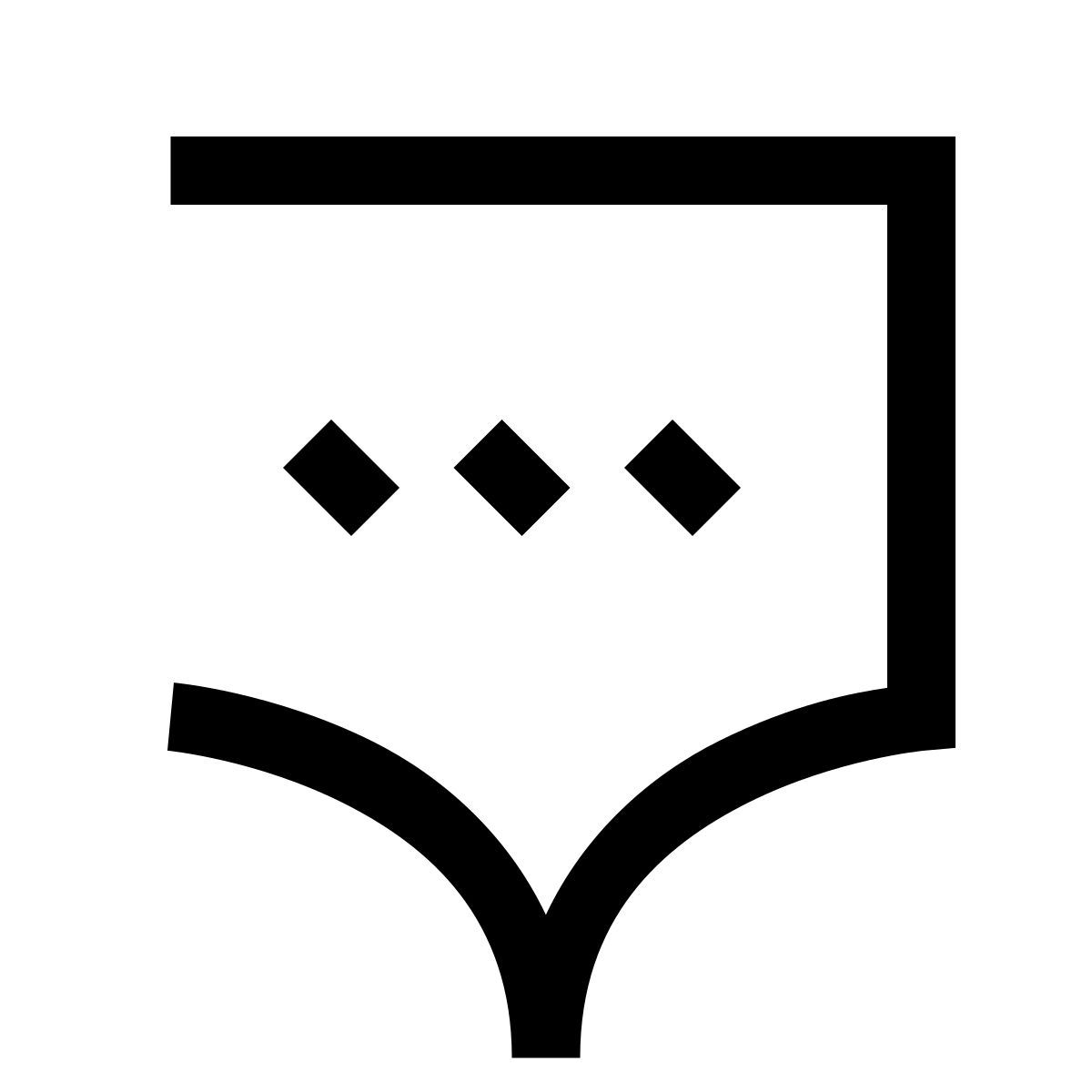 hieroglyphs style sms icon