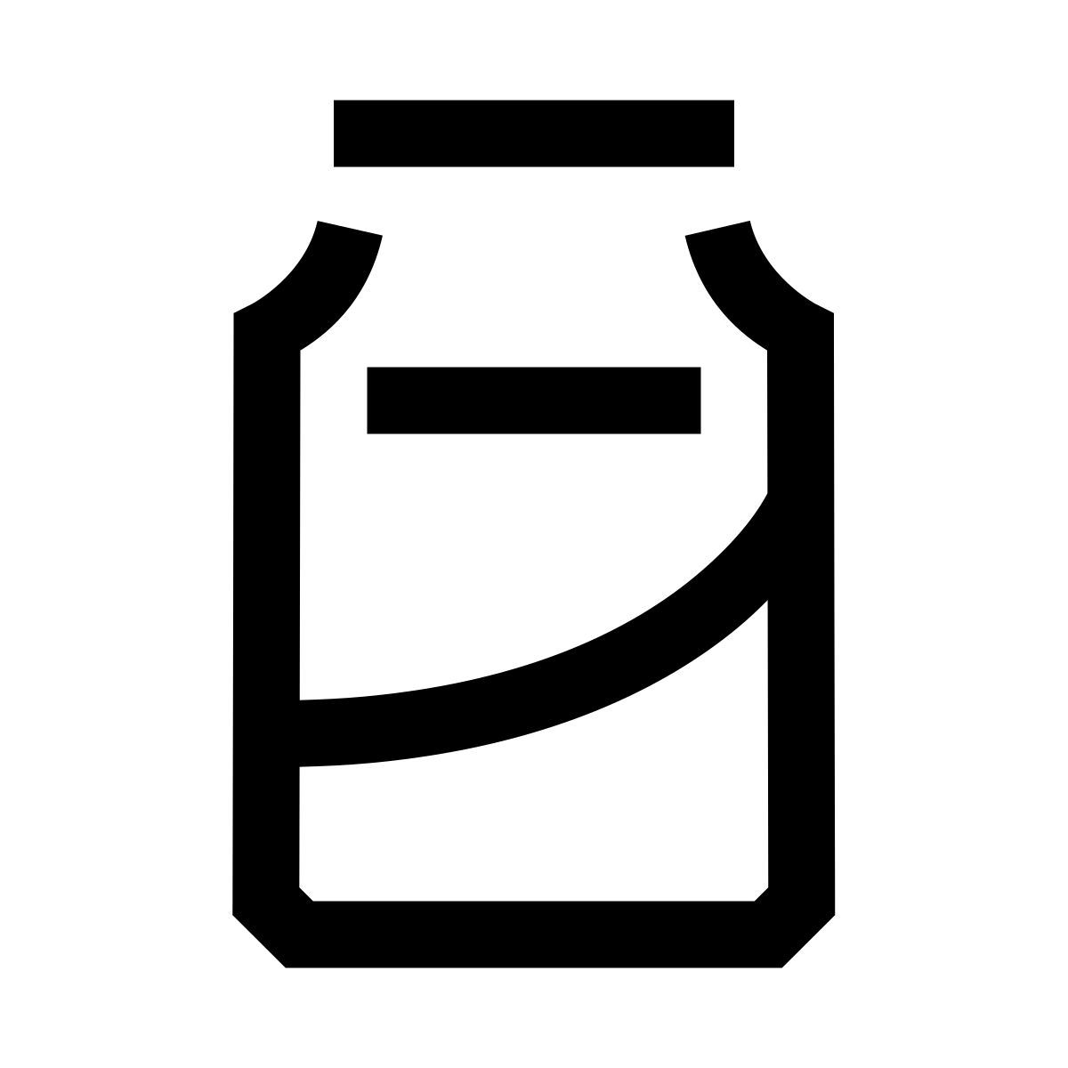 hieroglyphs style canette de soda icon