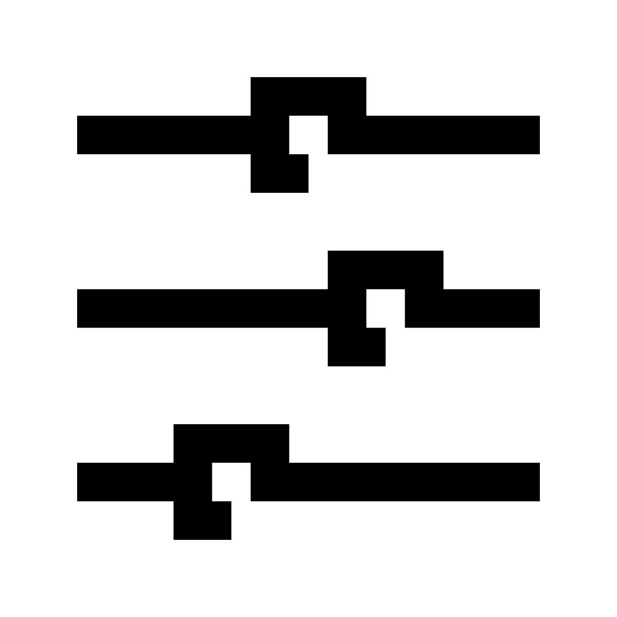 hieroglyphs style slider icon