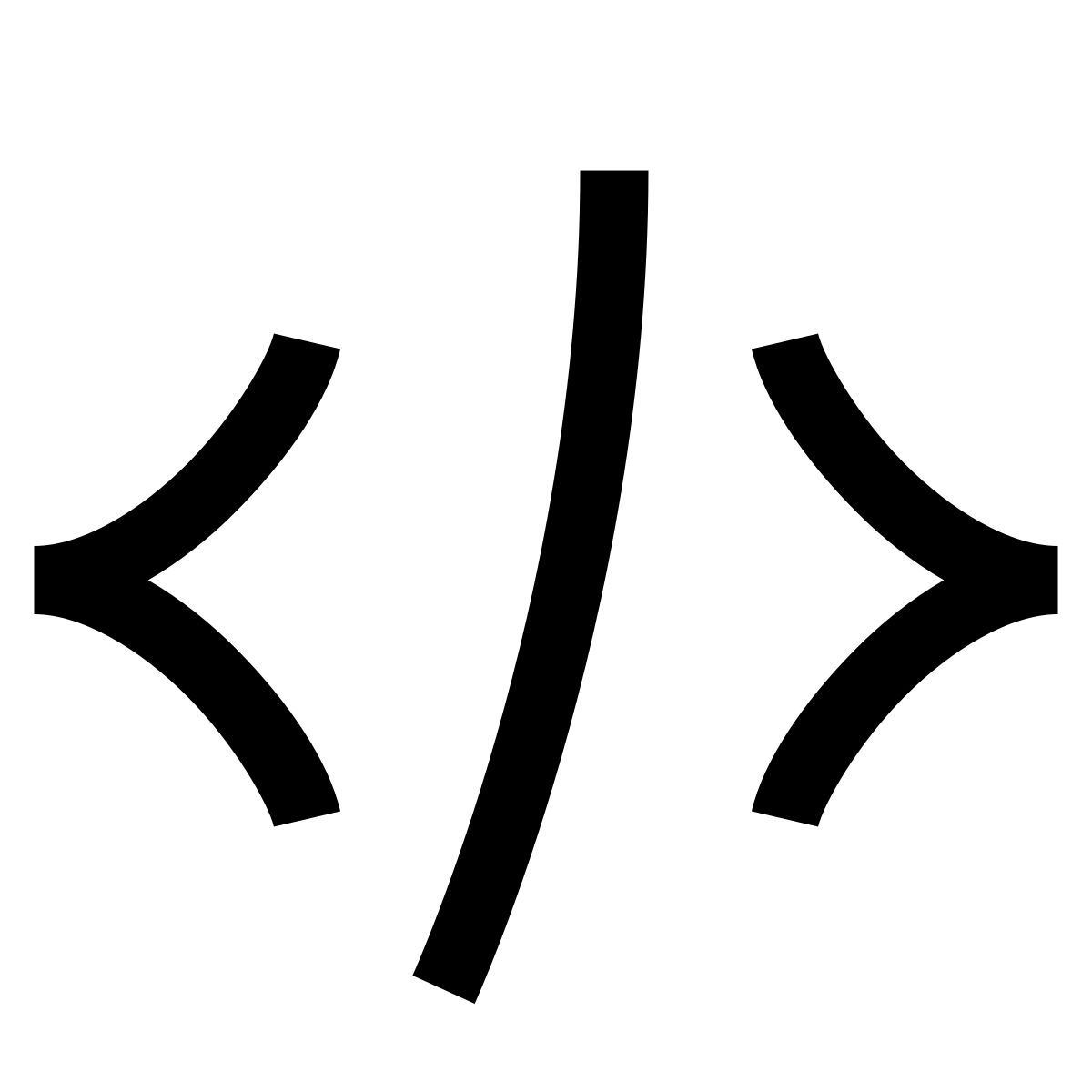 hieroglyphs style code source icon
