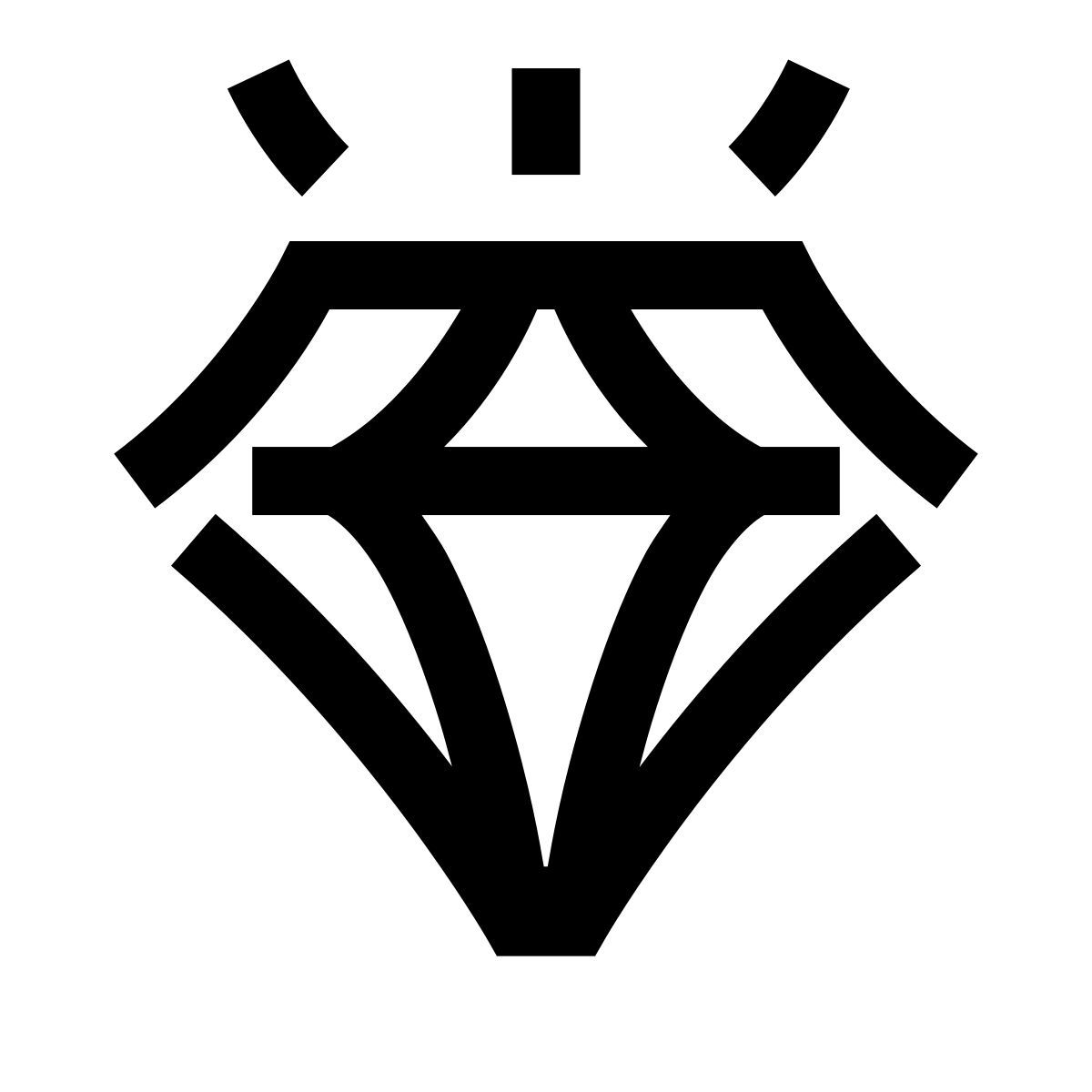 hieroglyphs style diamante espumoso icon
