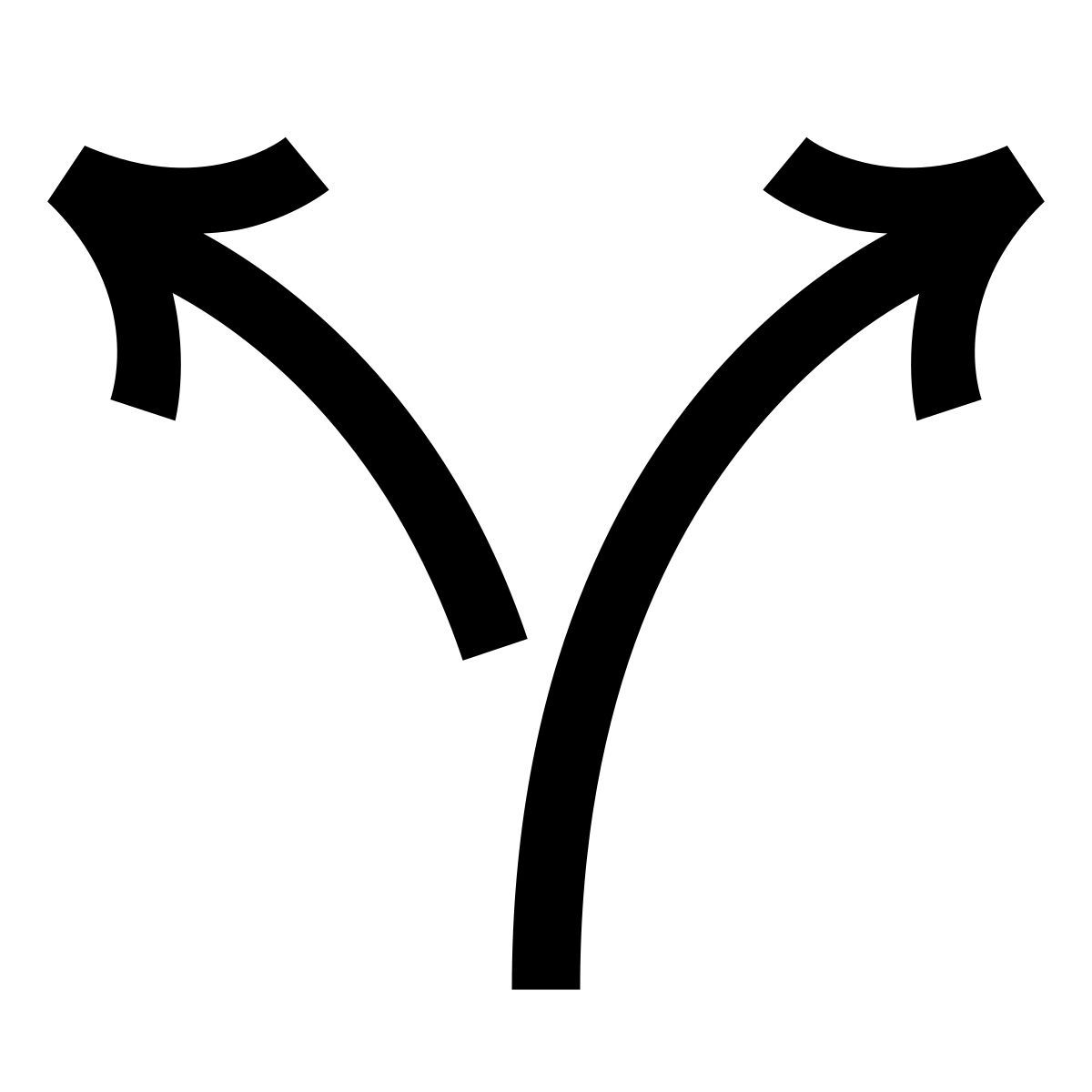 hieroglyphs style divisé icon