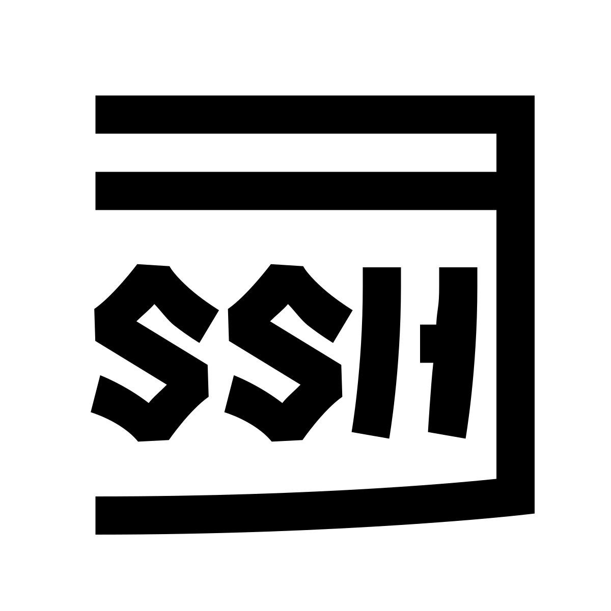 hieroglyphs style ssh icon