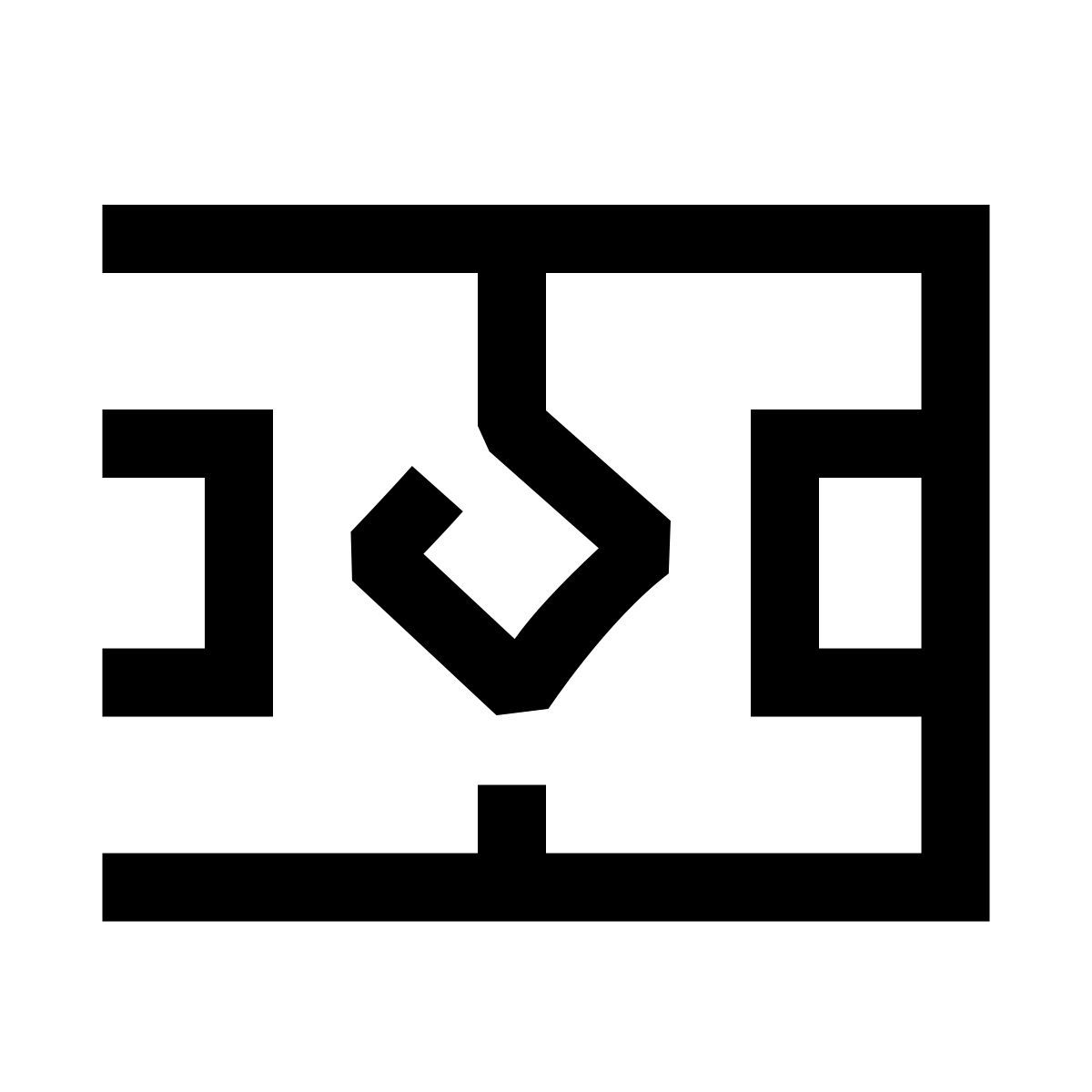 hieroglyphs style stadion icon