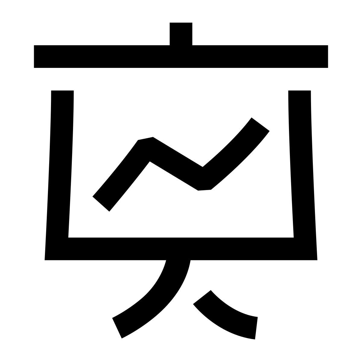 hieroglyphs style statistics icon