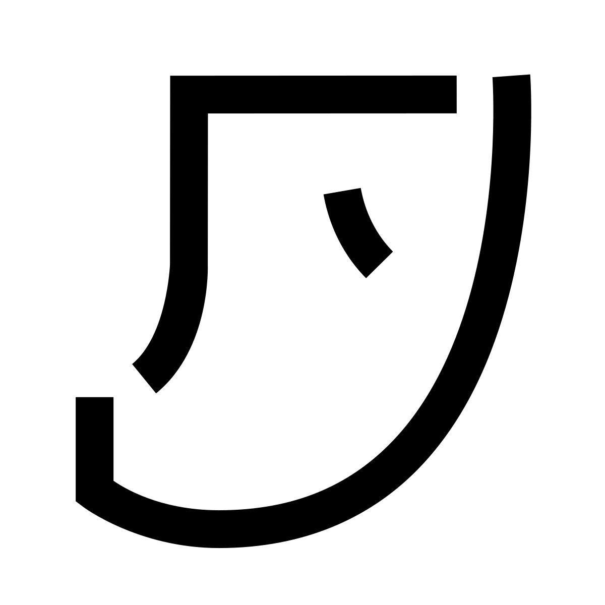 hieroglyphs style steak icon
