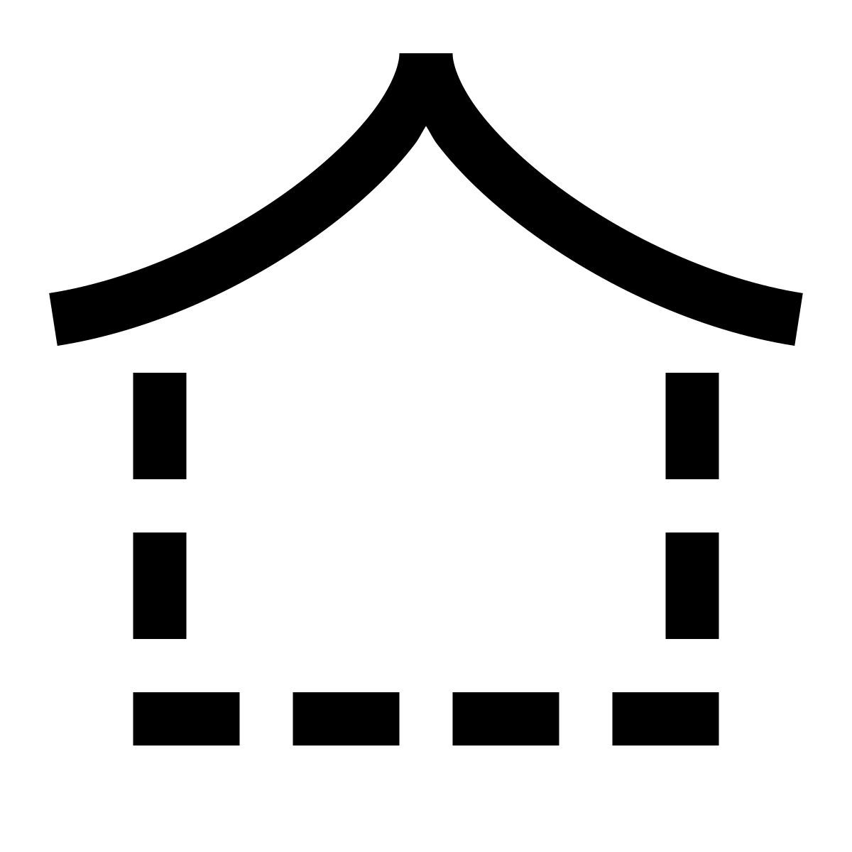 hieroglyphs style estructural icon