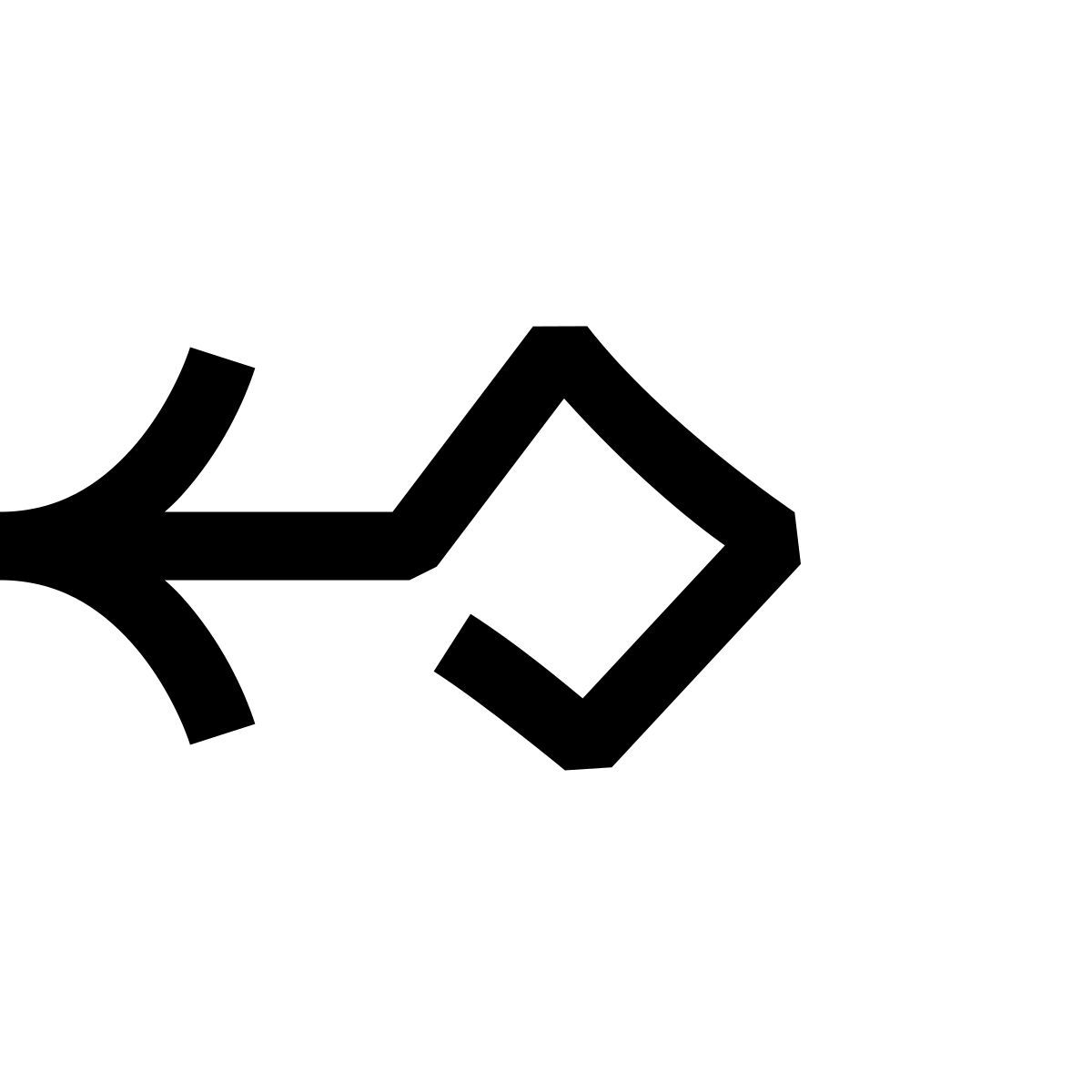 hieroglyphs style 向左滑动 icon
