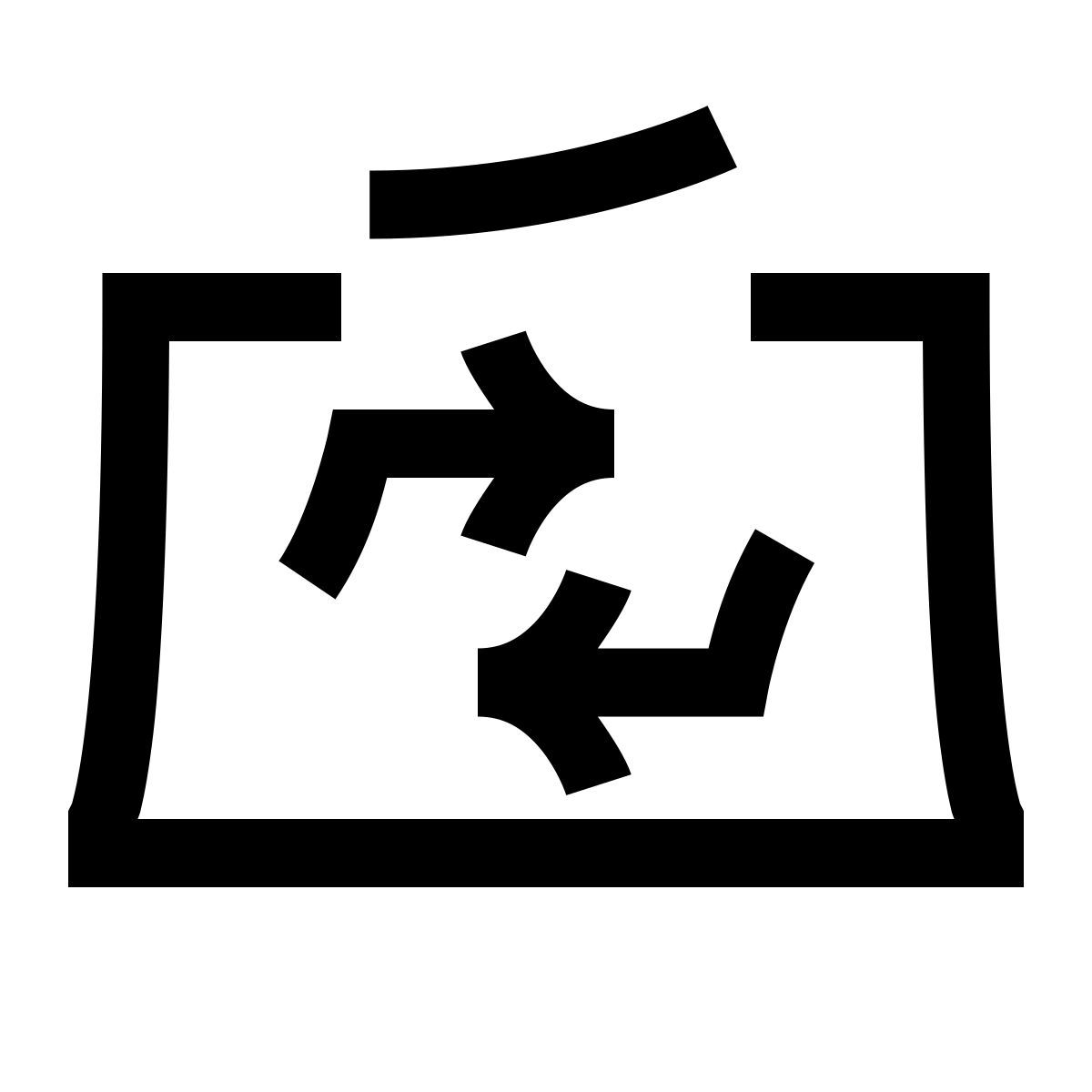 hieroglyphs style switch camera icon