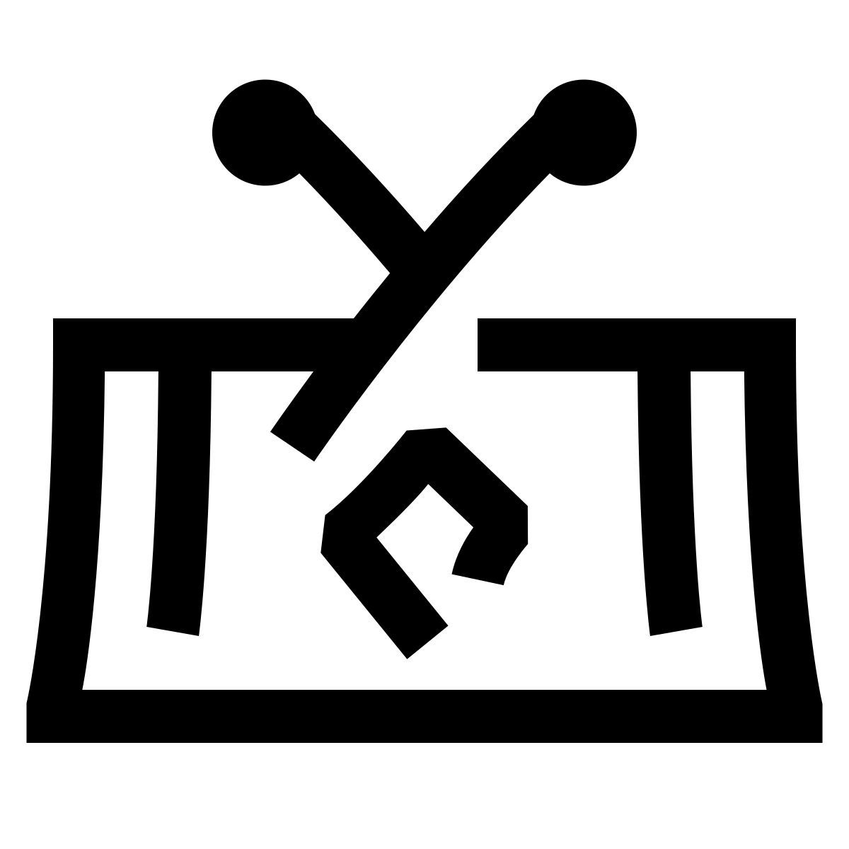 hieroglyphs style tassa di soggiorno icon