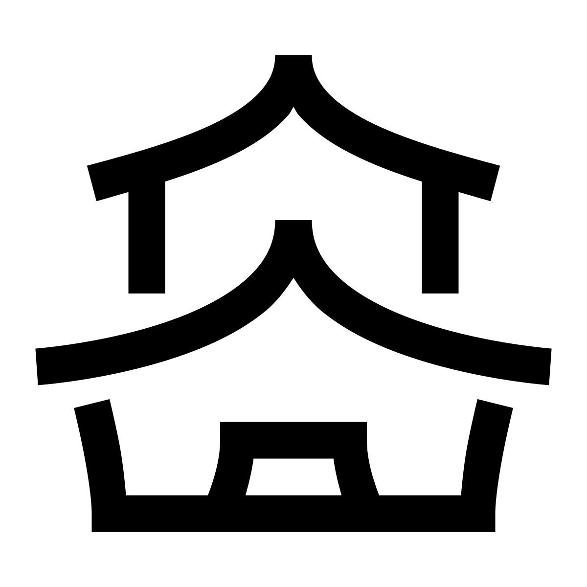 hieroglyphs style tempio icon