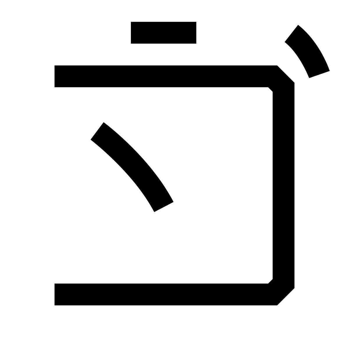 hieroglyphs style tiempo icon