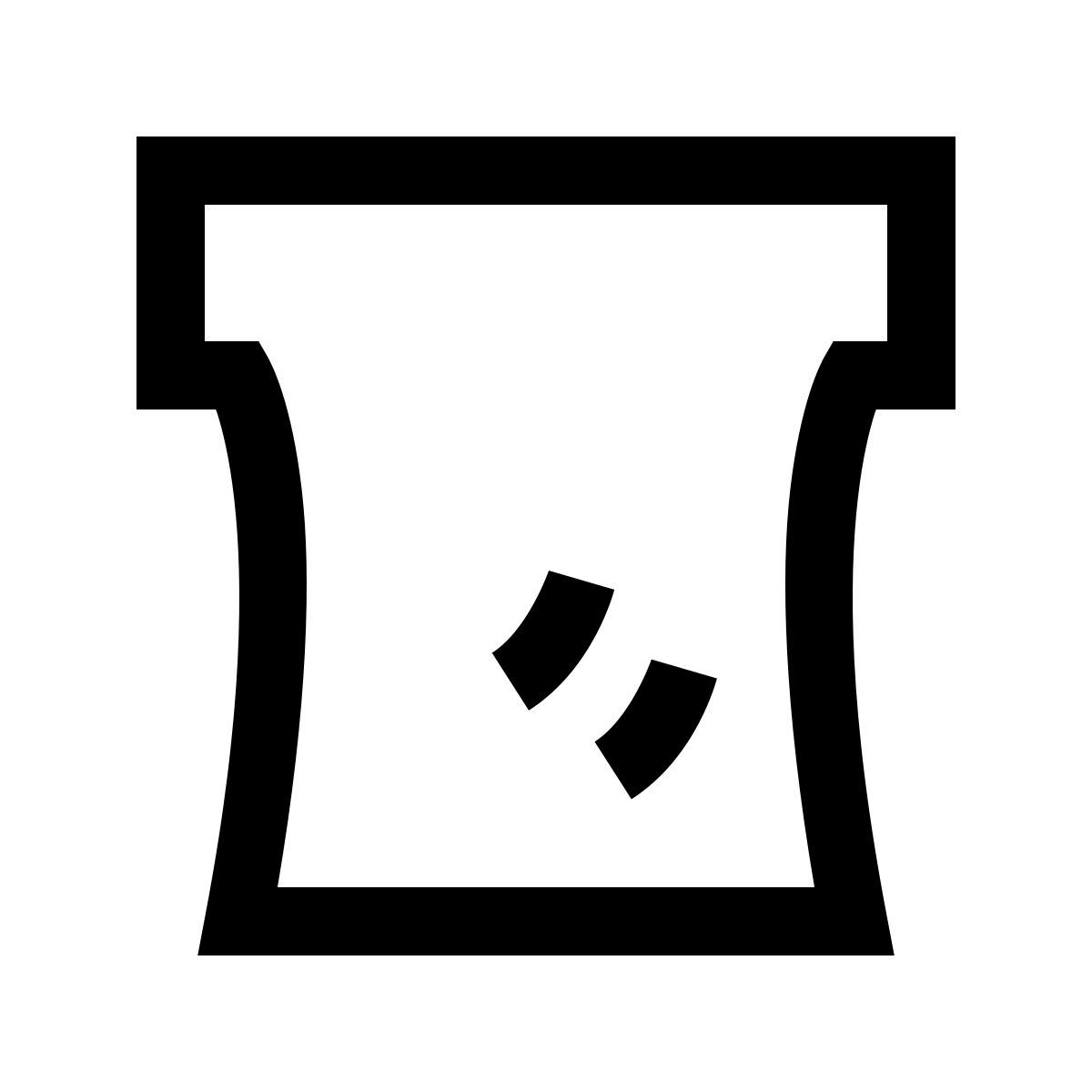 hieroglyphs style pain grillé icon