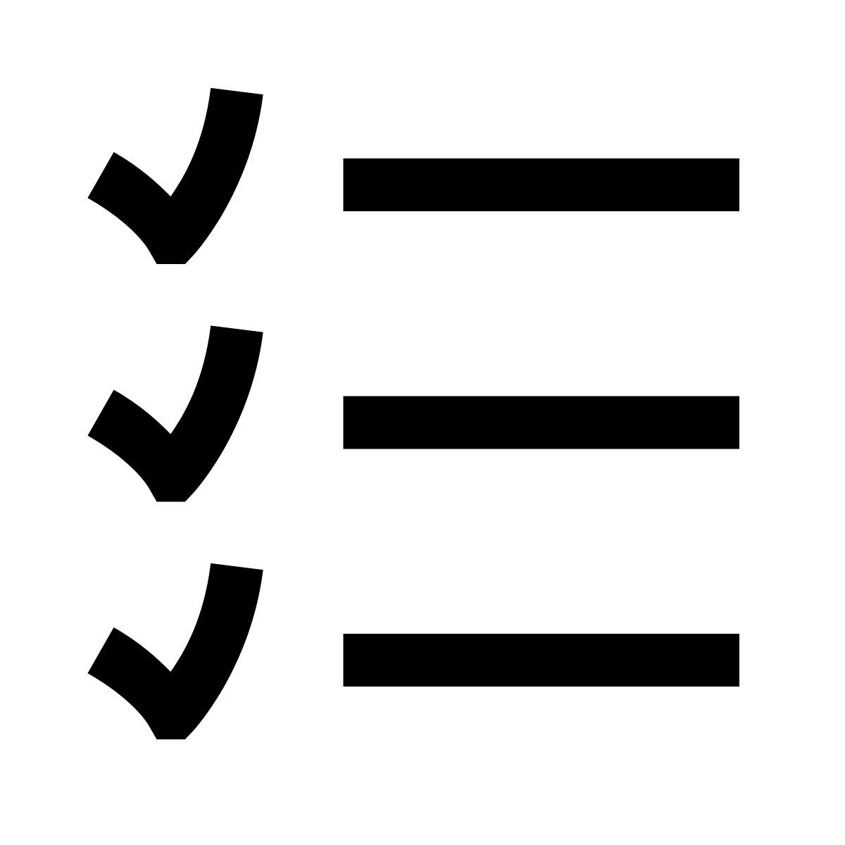 hieroglyphs style to do list icon