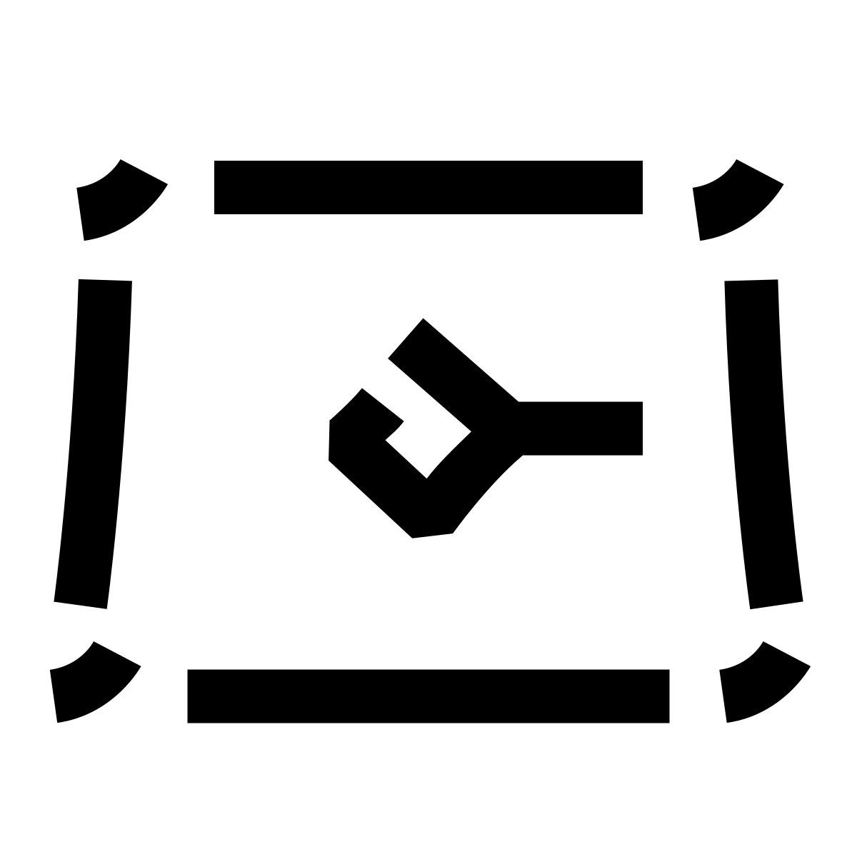 hieroglyphs style transform clip icon