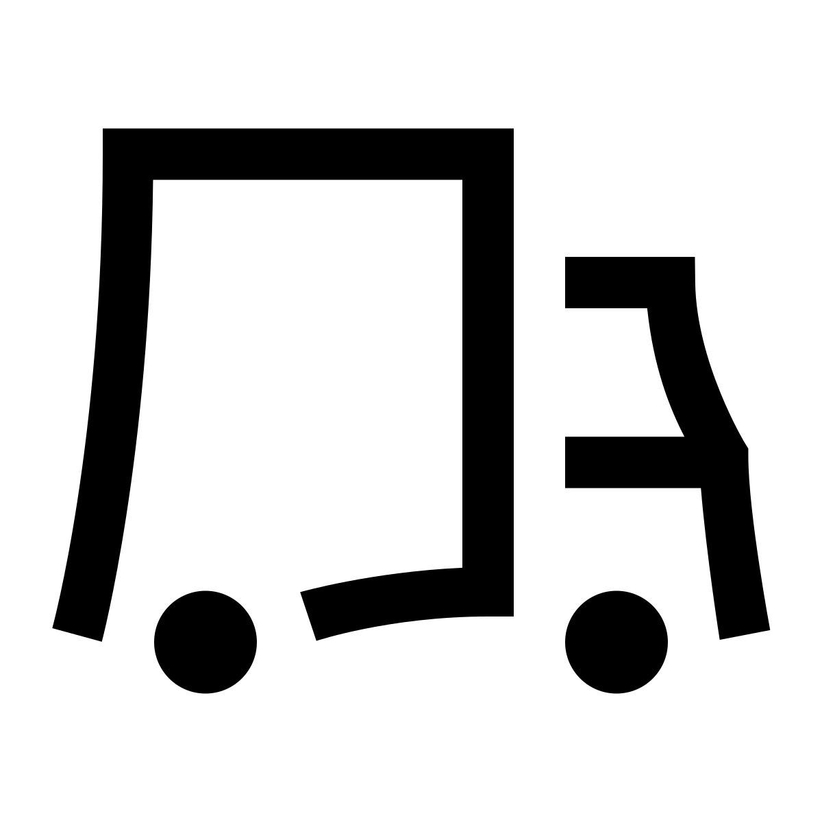 hieroglyphs style caminhão icon