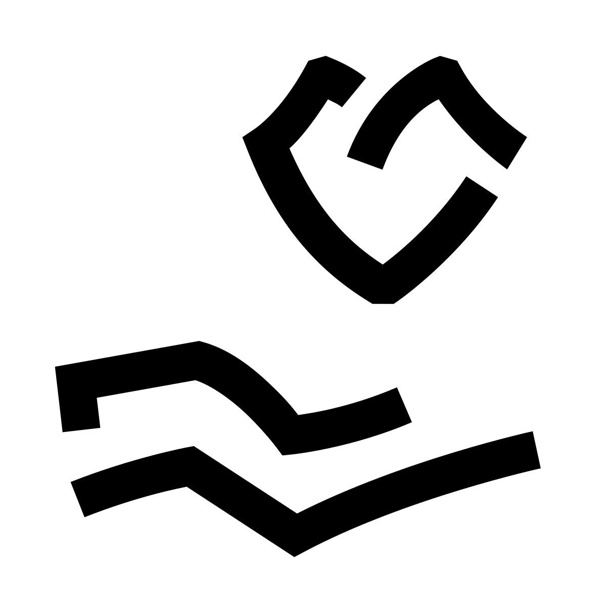 hieroglyphs style 믿음 icon
