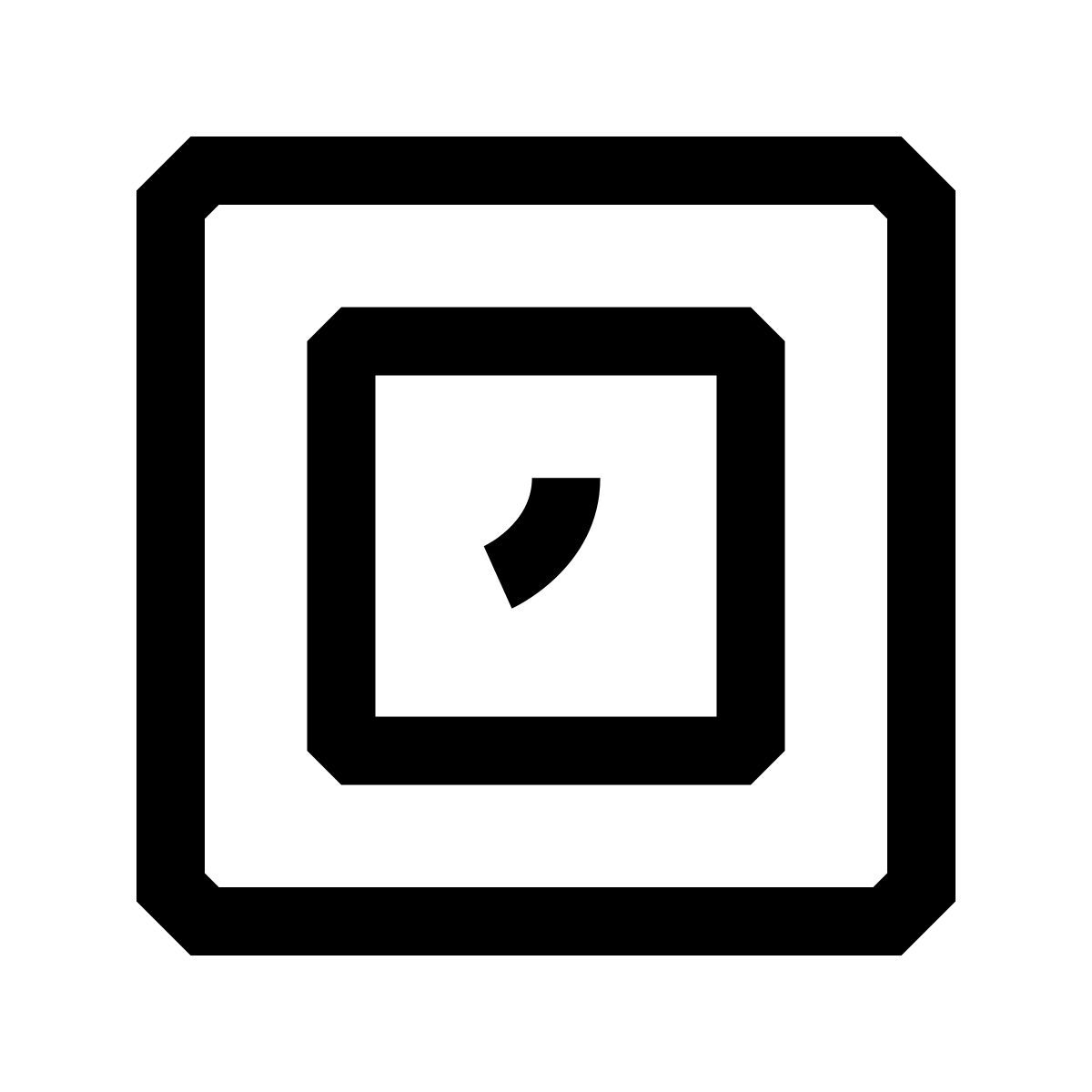 hieroglyphs style tumble dry low heat icon
