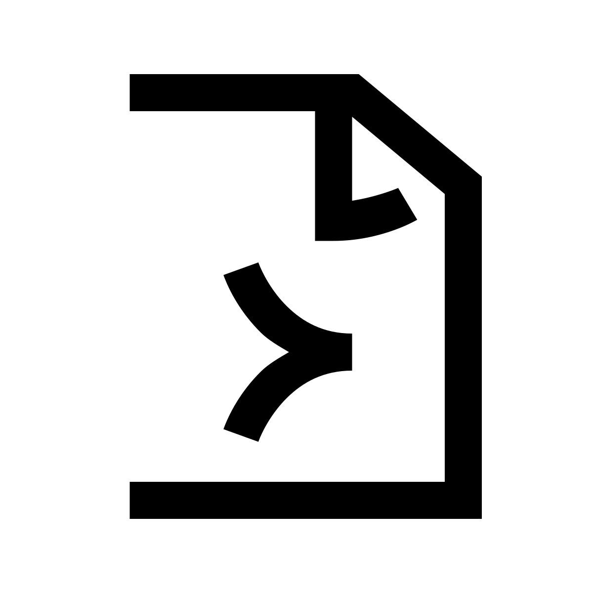 hieroglyphs style video file icon